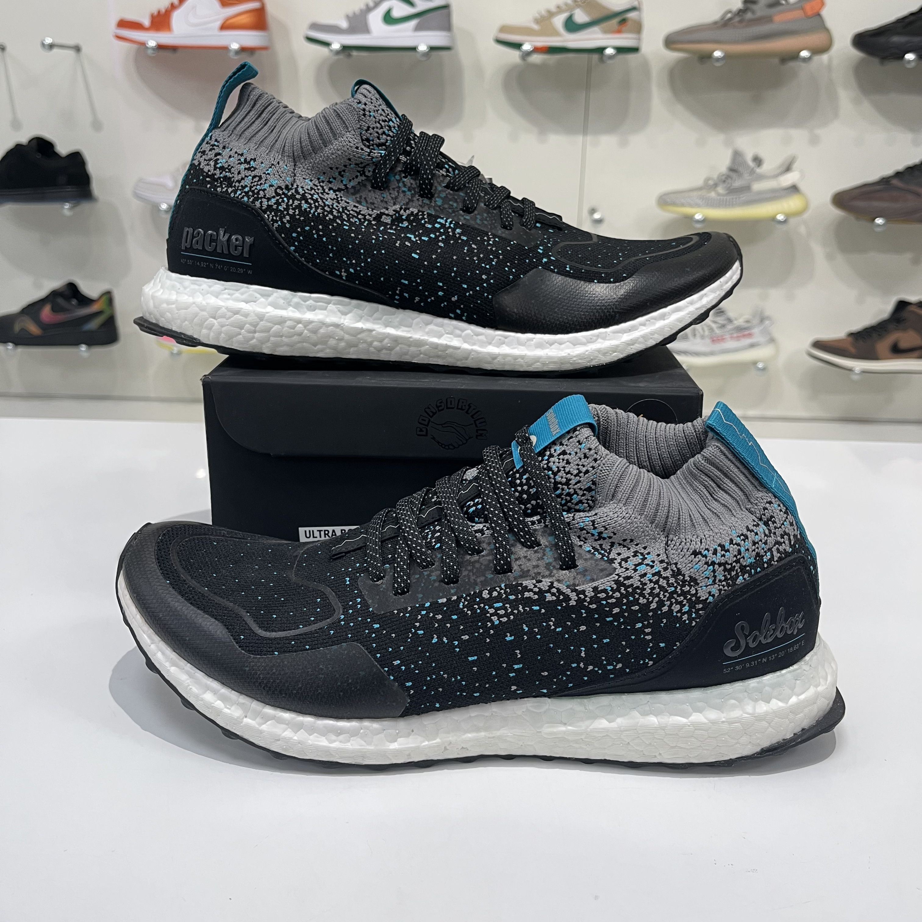 Adidas Adidas Ultra Boost Mid Packer Shous x Solebox Silfra Rift Size US 10 / EU 43 - 1 Thumbnail