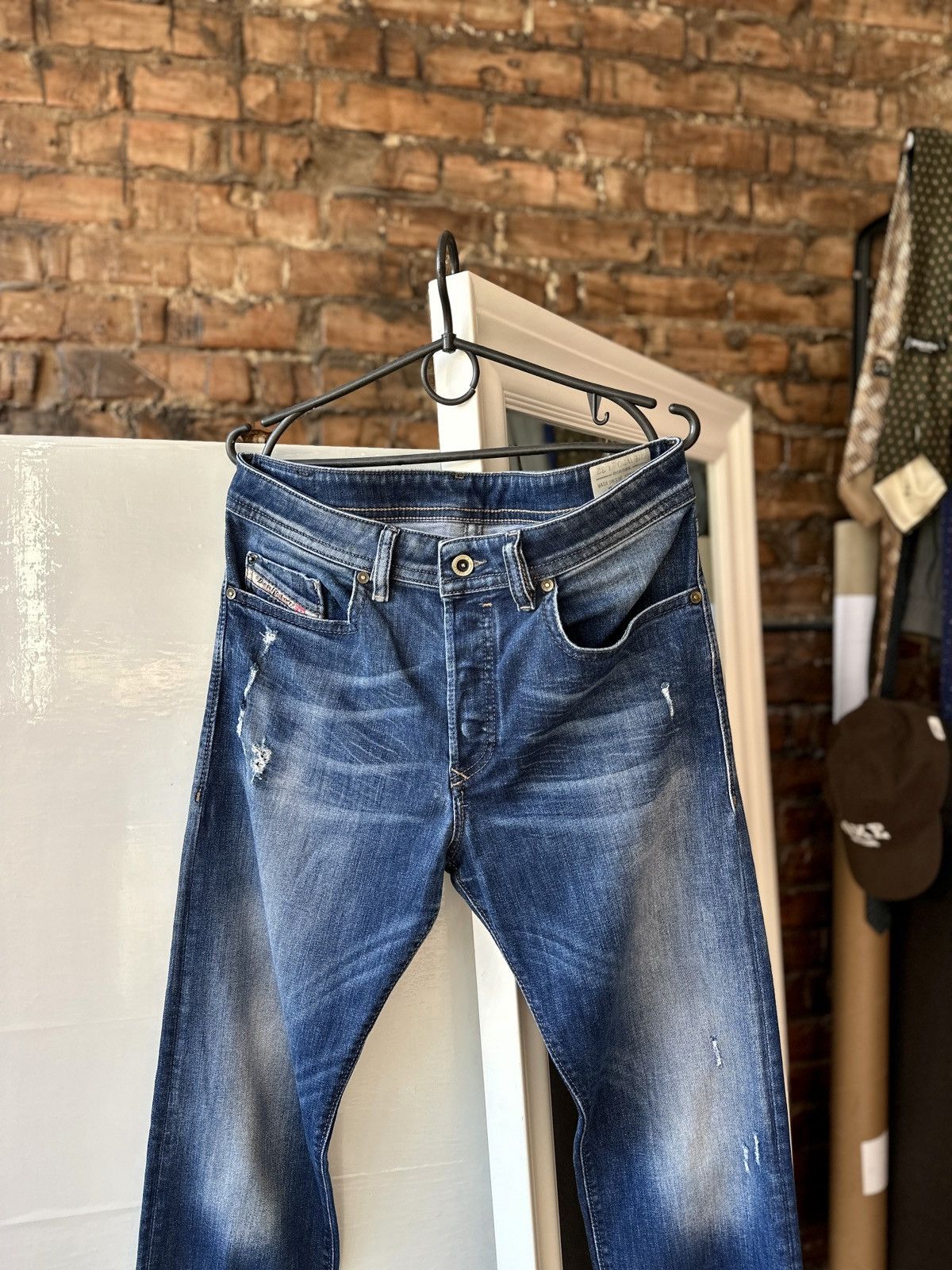 Diesel Men’s Diesel Buster Jeans Blue Size: 30/32 Size US 31 - 2 Thumbnail