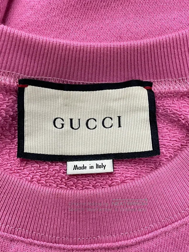Gucci Gucci Pink letter logo bear sweatshirt Size US XS / EU 42 / 0 - 4 Thumbnail