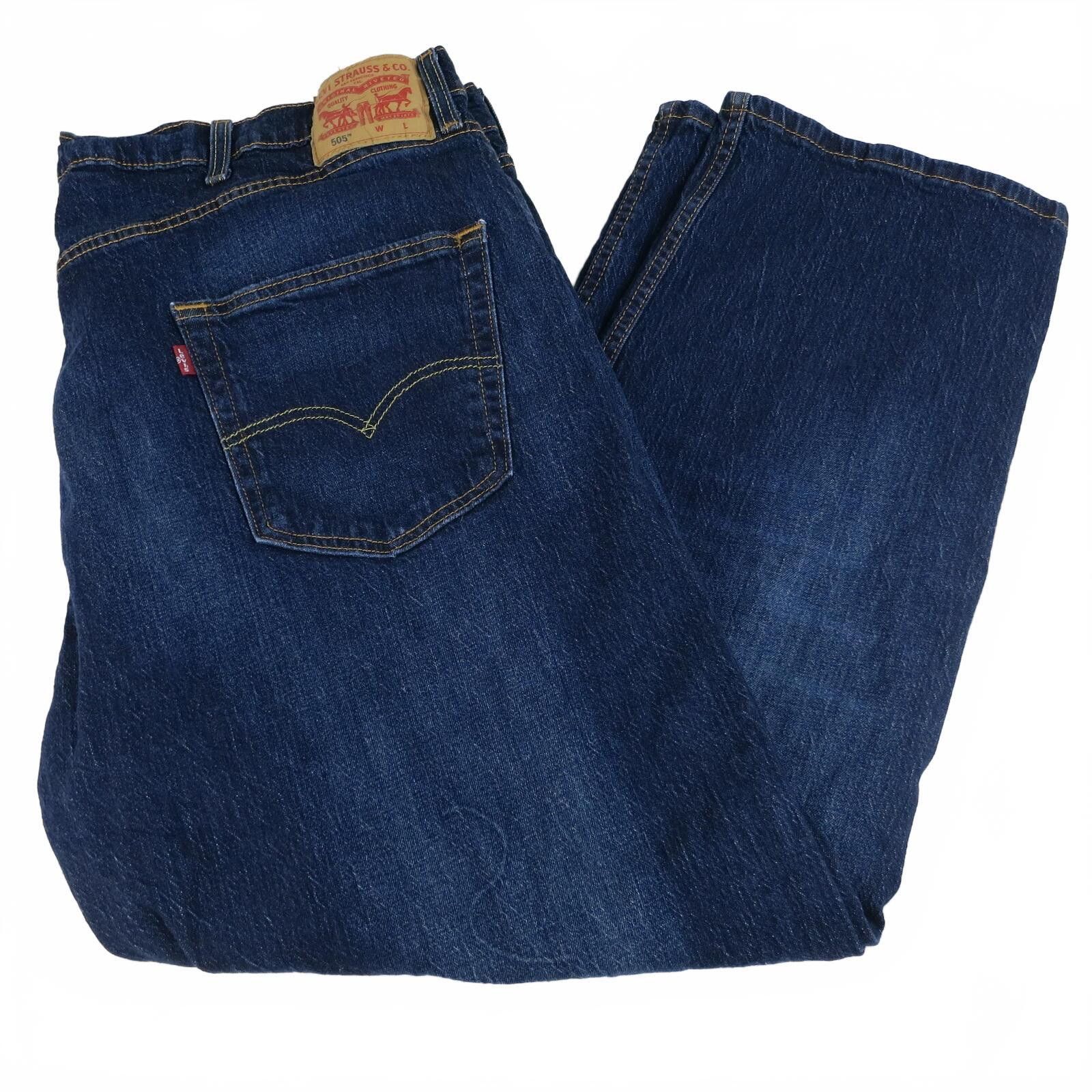 Other Levi's 505 Men's Classic Fit Blue Denim Jeans 46x28 Size US 44 / EU 60 - 1 Thumbnail