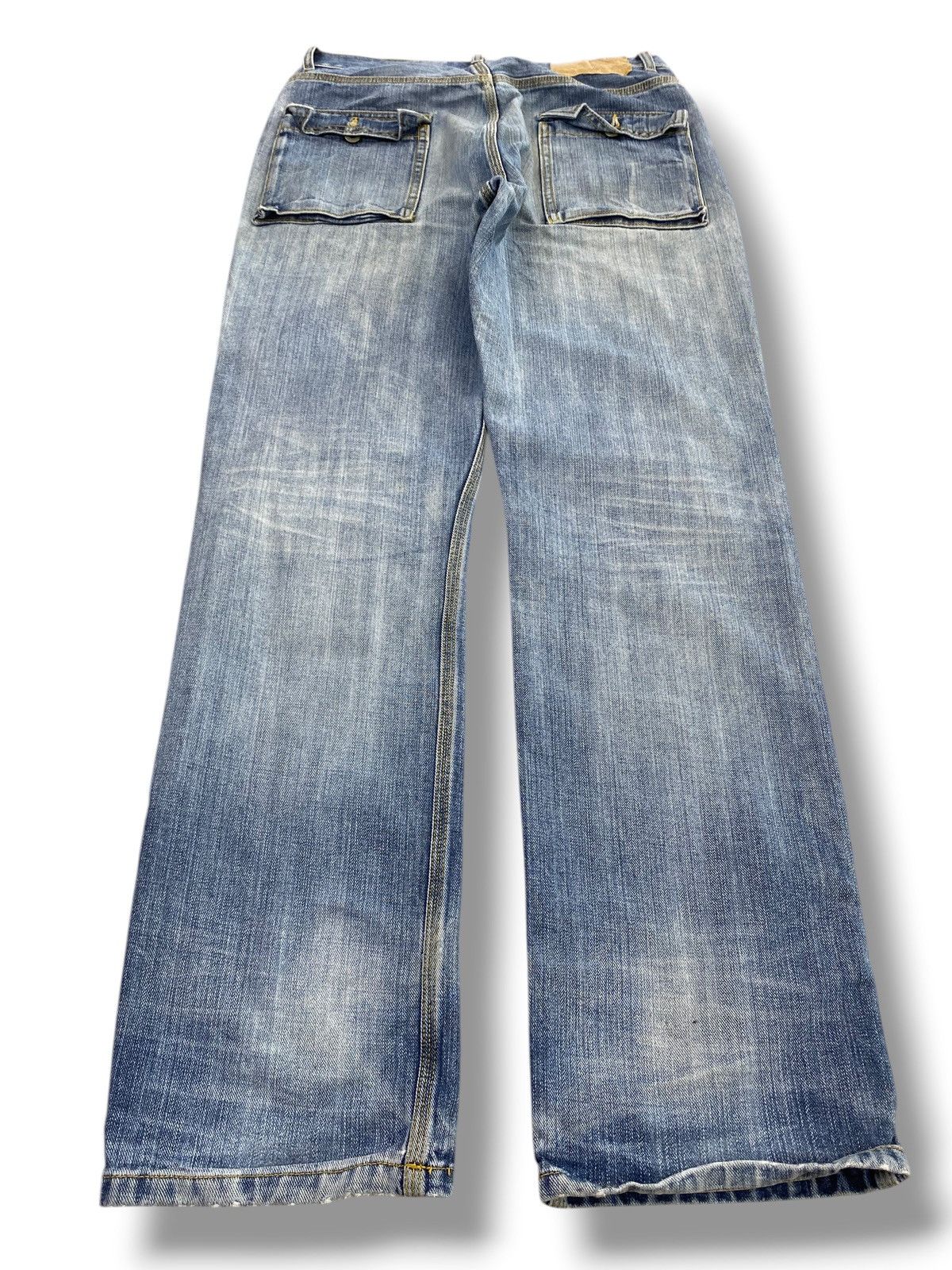 Other Japanese Brand Acid Wash Style Bush Pants Jeans Size US 32 / EU 48 - 3 Thumbnail