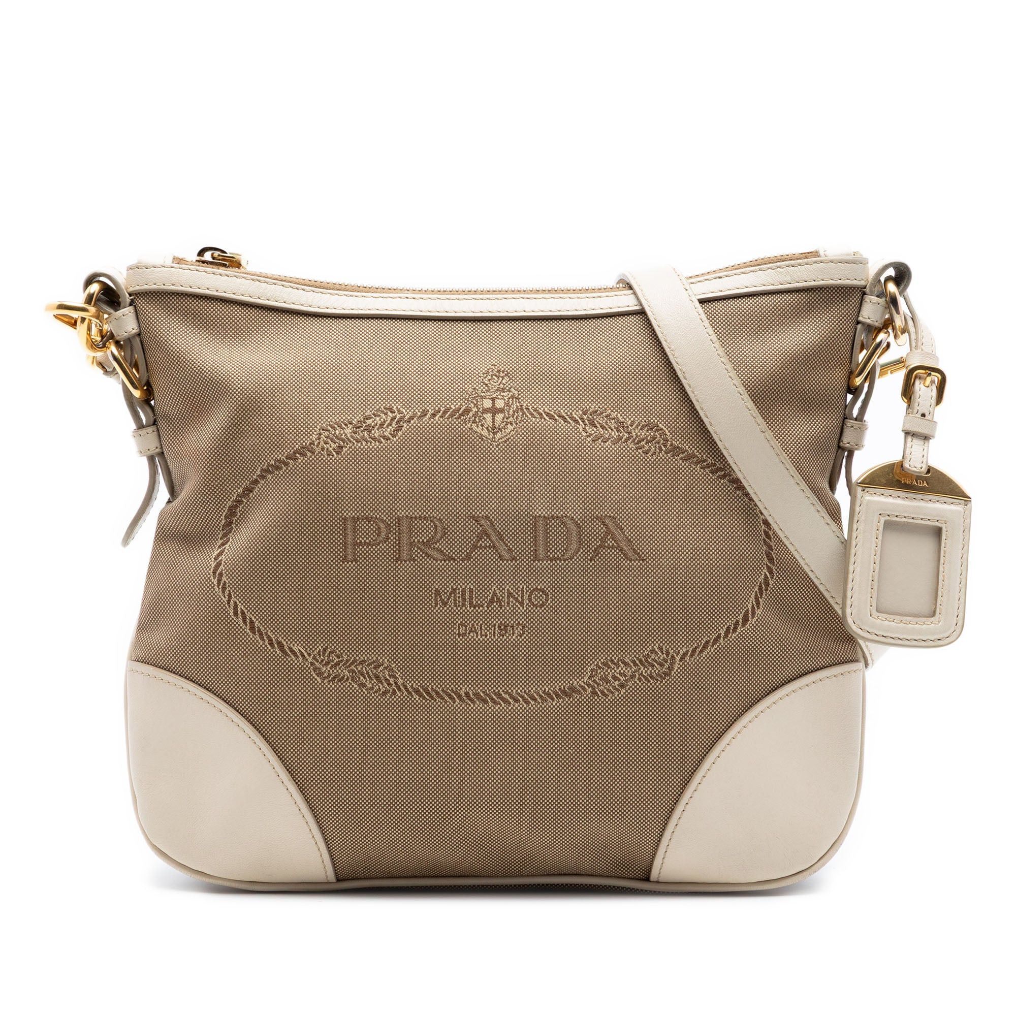 Prada Canvas Canapa Logo Crossbody Size ONE SIZE - 1 Thumbnail