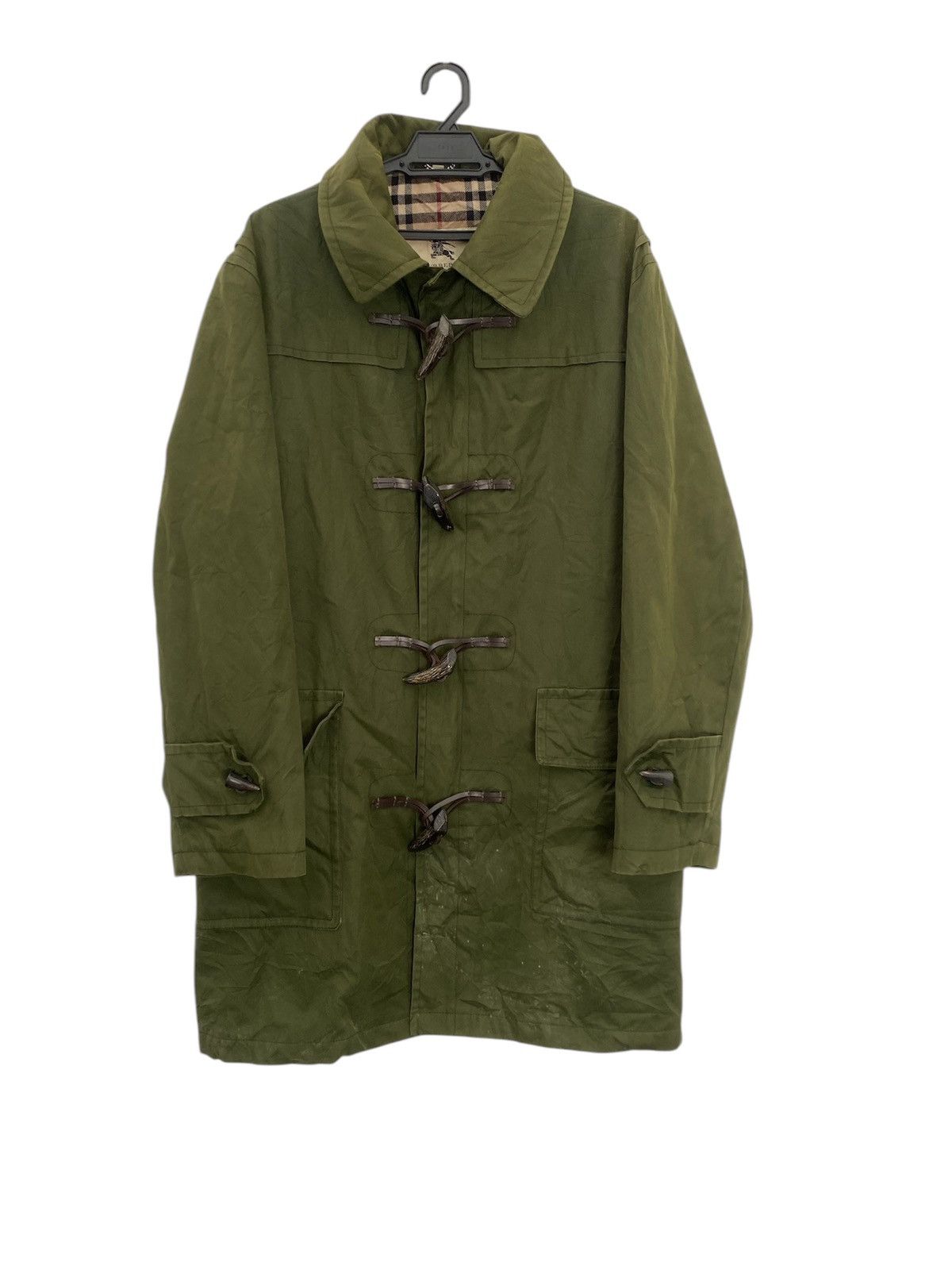 Burberry × Burberry Prorsum BURBERRY PARKAS GREEN COTTON POLYURETHANE DISTINCTIVE BUTTON Size US M / EU 48-50 / 2 - 1 Thumbnail