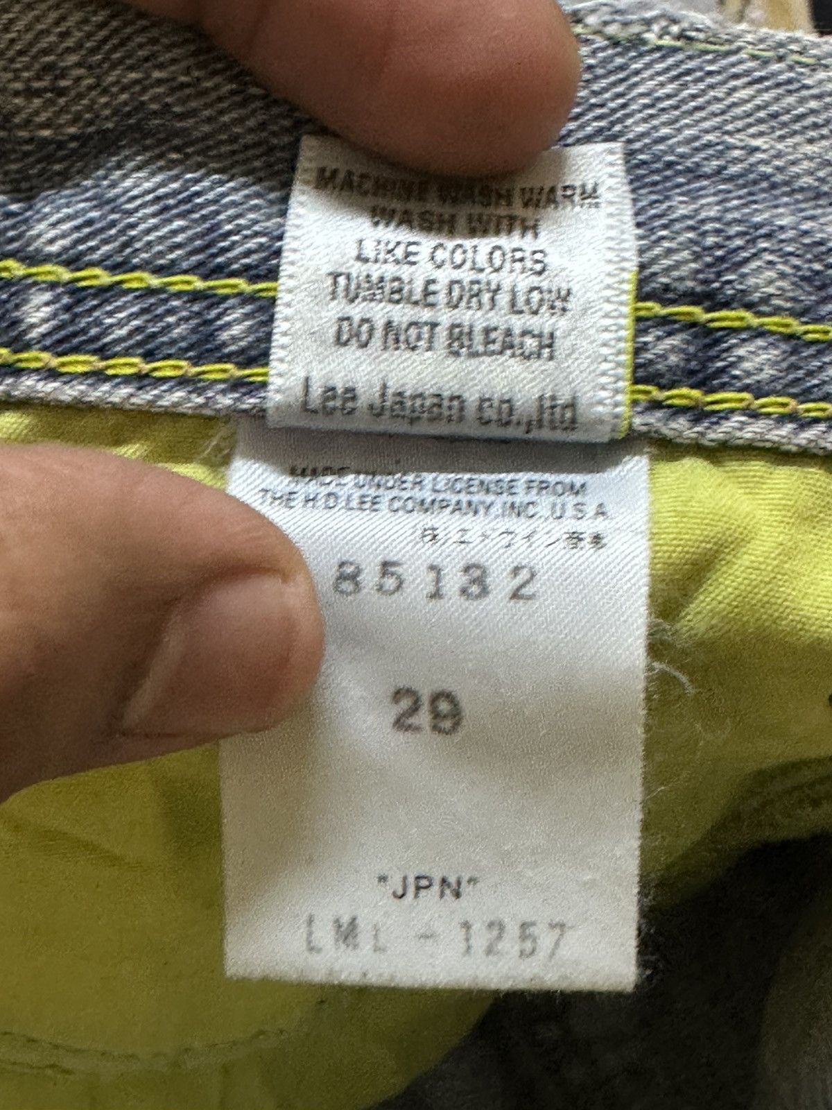 Issey Miyake × Lee Vintage Lee Flare Bootcut Faded Distressed Denim Size US 29 - 9 Thumbnail