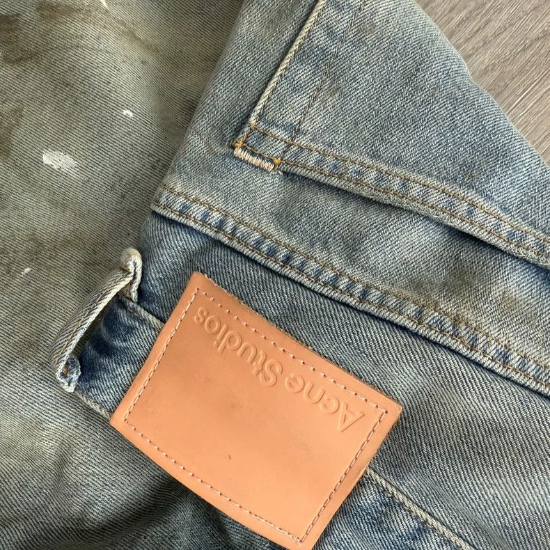 Acne Studios acne studios Splashed ink blue jeans 2504-Nextarrow Size US 34 / EU 50 - 3 Thumbnail