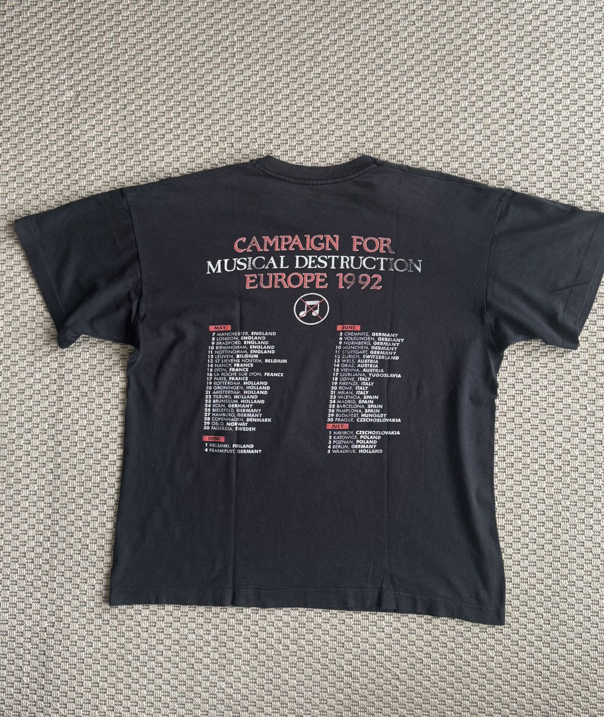 Fruit Of The Loom 30 years of Napalm Death Musical For Destruction Size US XL / EU 56 / 4 - 6 Thumbnail