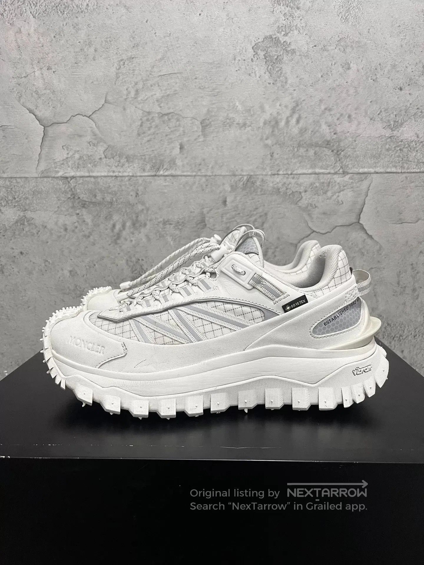 Moncler Moncler Trailgrip GTX White Hiking Shoes. Size US 7 / EU 40 - 2 Thumbnail