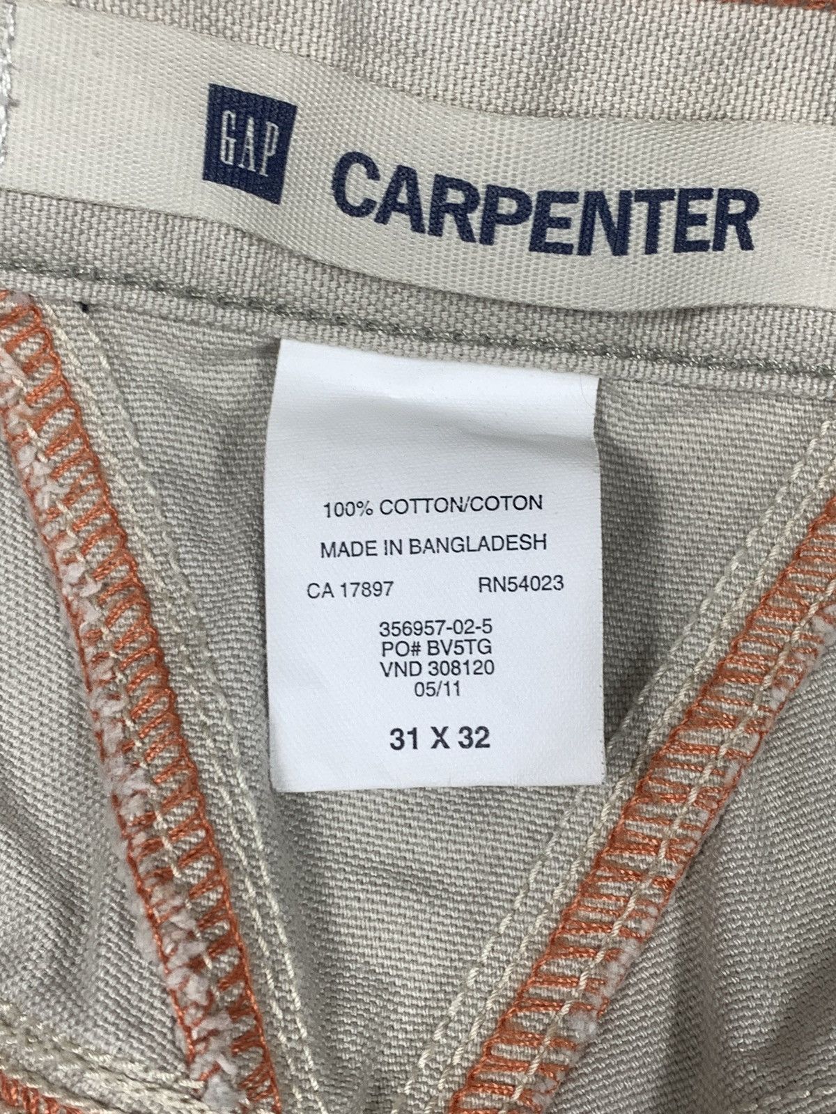 Gap Vintage Gap cargo pants workwear y2k style size 31x32 Size US 31 - 5 Thumbnail