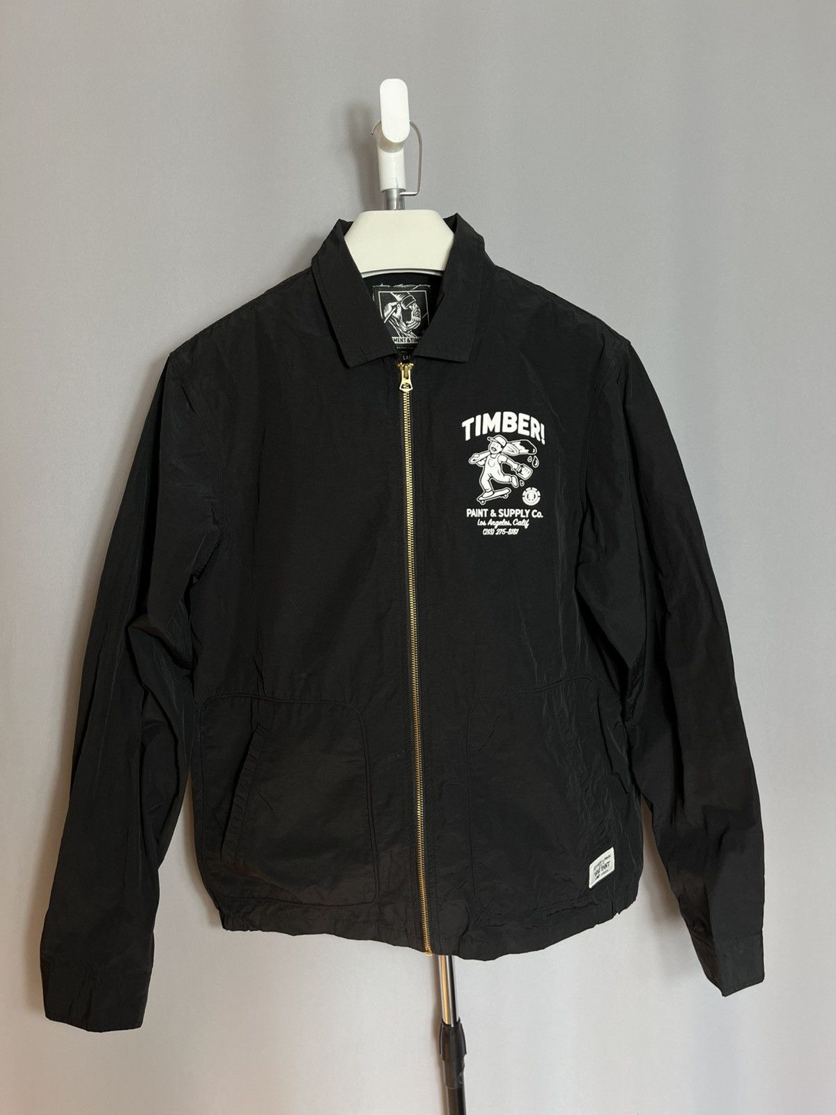 Element ELEMENT × TIMBER! SPILT PAINT MENS JACKET BLACK ZIP Size US L / EU 52-54 / 3 - 2 Thumbnail