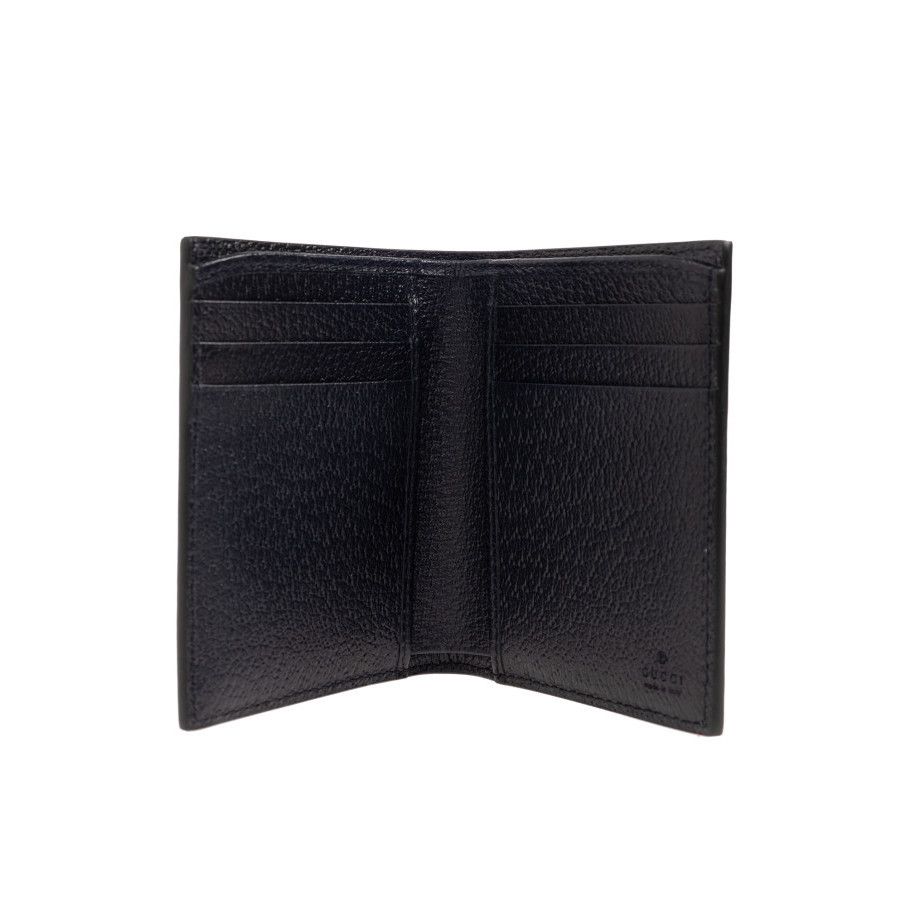 Gucci GUCCI Navy Blue Ebony Folding Wallet New & Authentic Size ONE SIZE - 2 Thumbnail
