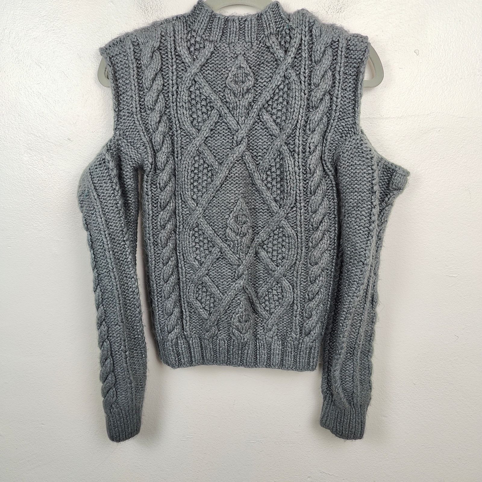 Other For Love & Lemons Andie Cut-Out Sweater Womens Small Gray Size S / US 4 / IT 40 - 7 Thumbnail