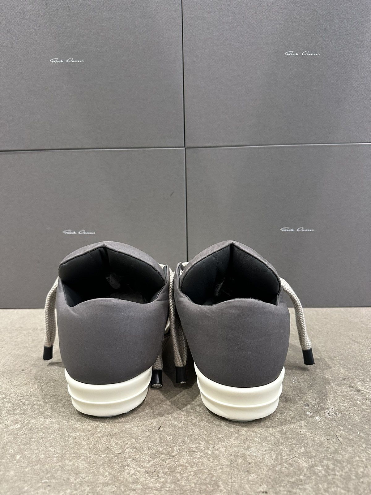 Rick Owens RICK OWENS - Jumbo Lace Padded Low Dark Dust Milk Size US 8 / EU 41 - 5 Thumbnail