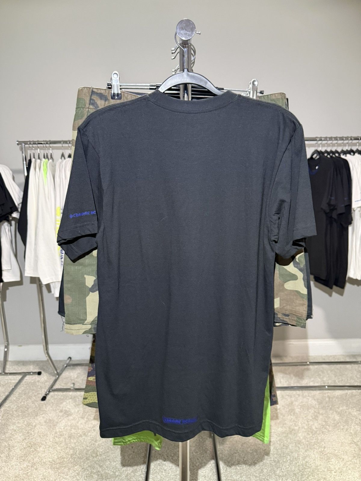 Chrome Hearts Chrome Hearts Black/Blue Neck Logo S/s Size US XXL / EU 58 / 5 - 2 Thumbnail