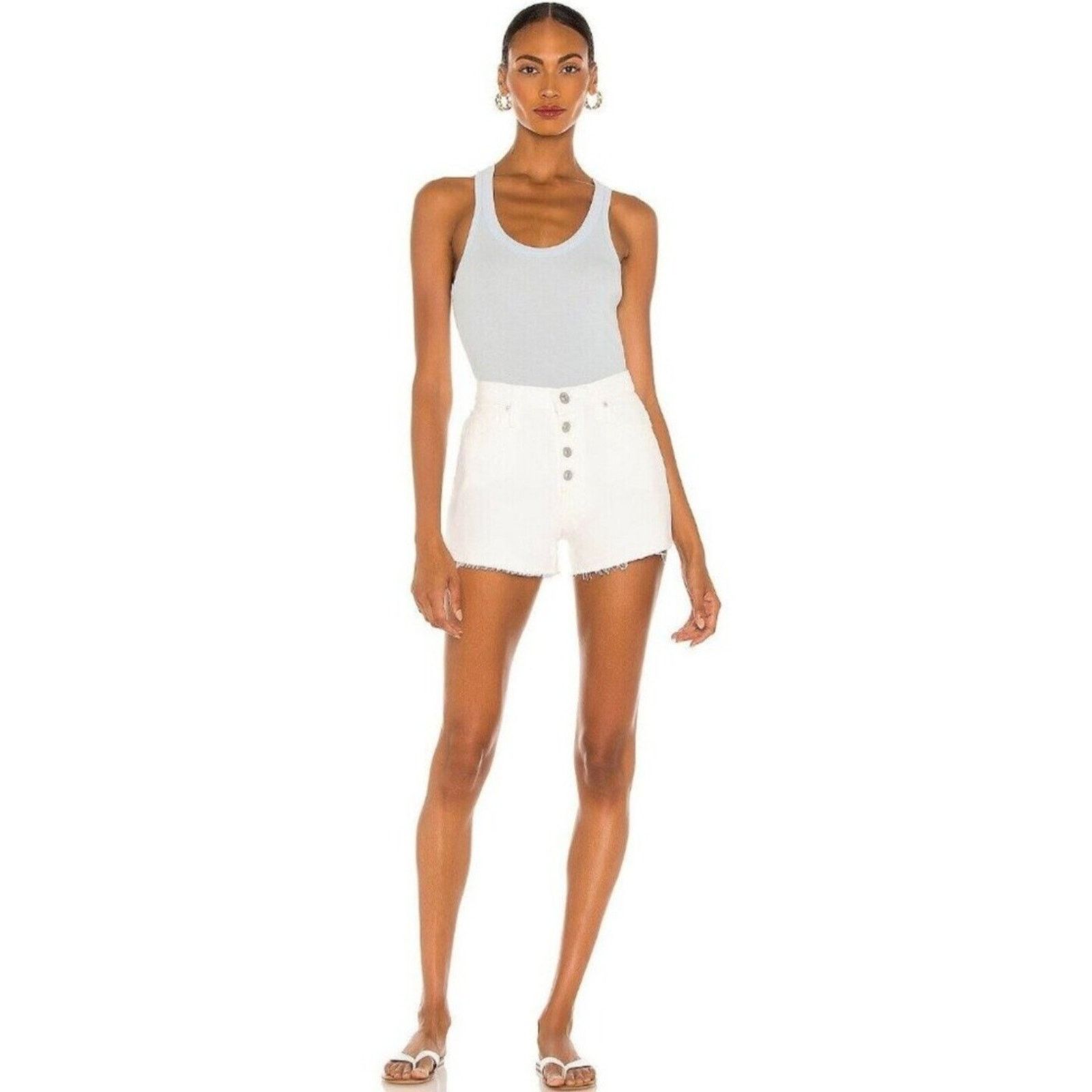 Hudson Hudson Cara Classic Offshore High Rise Shorts Size 31 W 34 Size 31" - 1 Thumbnail