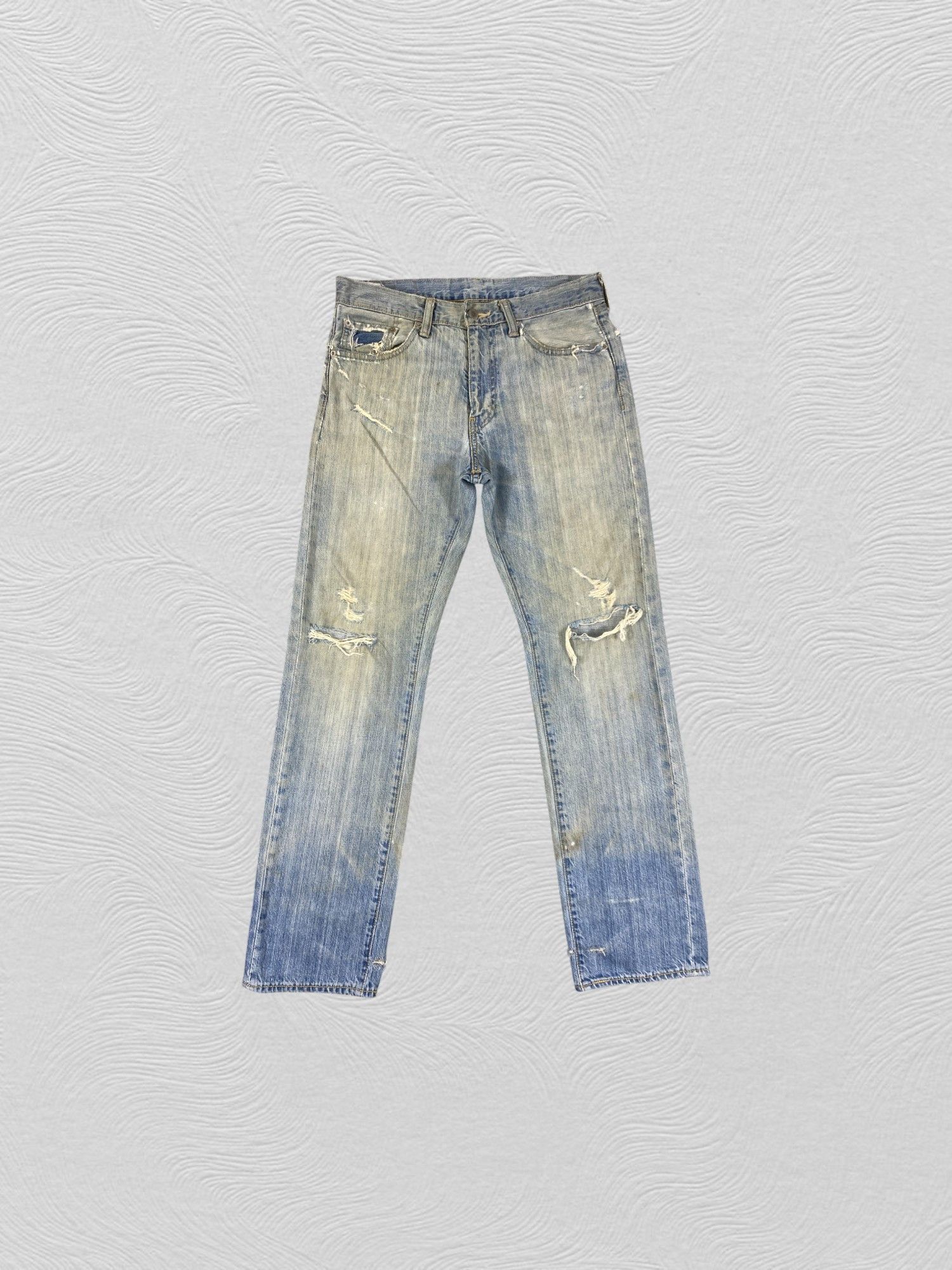 Levi's Distressed Blue Vintage Levi's 505 Jeans 32x31.5 - JN3549 Size US 32 / EU 48 - 1 Thumbnail