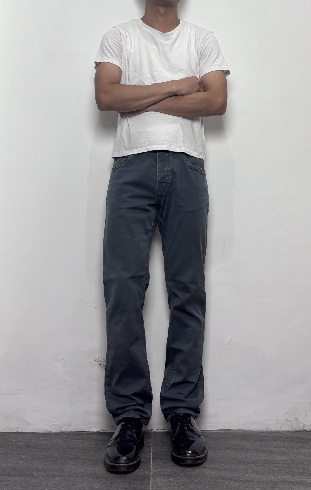 Prada FREE TAX! Faded Slim Cut Denim Jeans Size US 31 - 1 Thumbnail