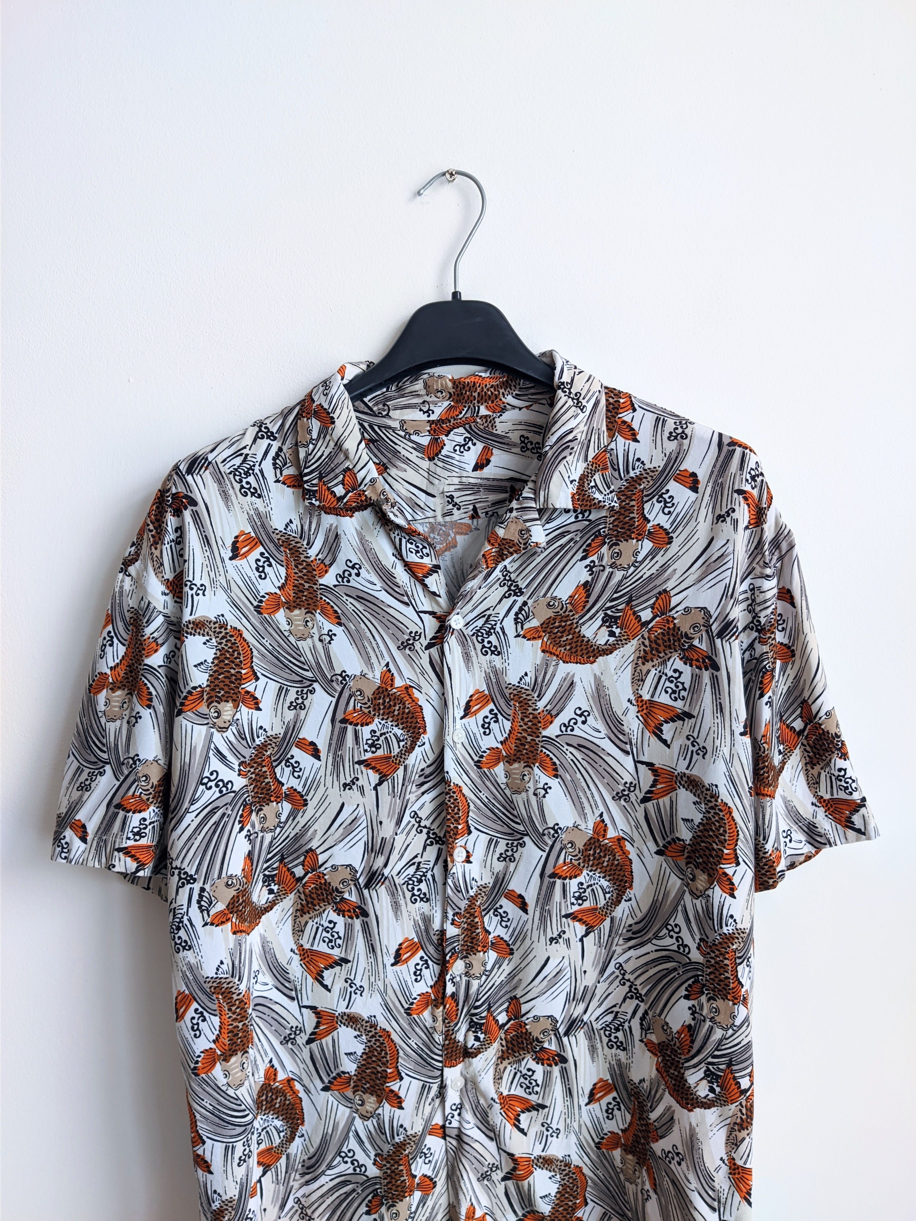 Japanese Brand Hawaiian shirt short sleeve carp japan Size US M / EU 48-50 / 2 - 4 Thumbnail