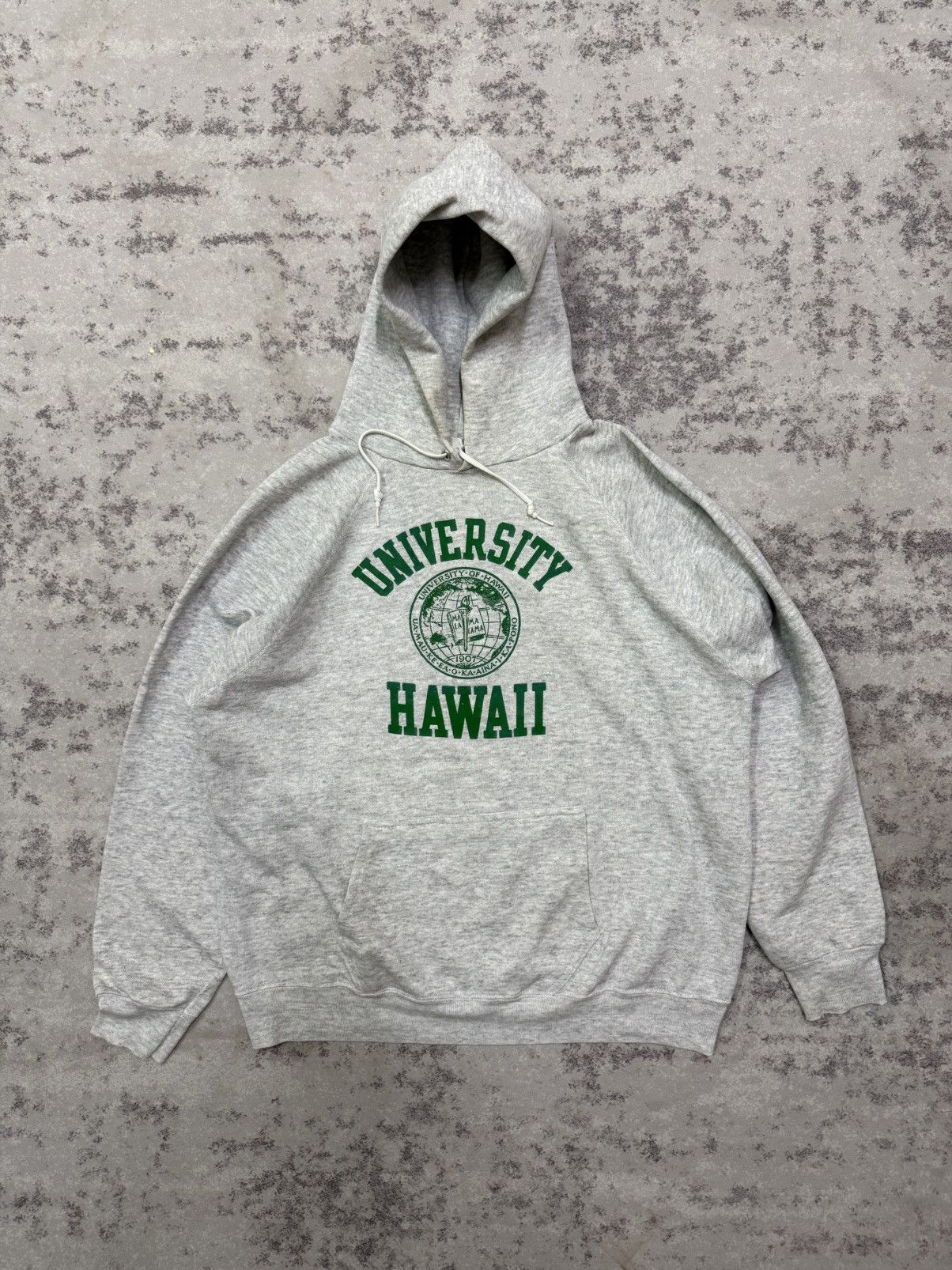 Vintage Vintage 80s University Hawaii Pullover Sweater Hoodie Size US M / EU 48-50 / 2 - 3 Thumbnail