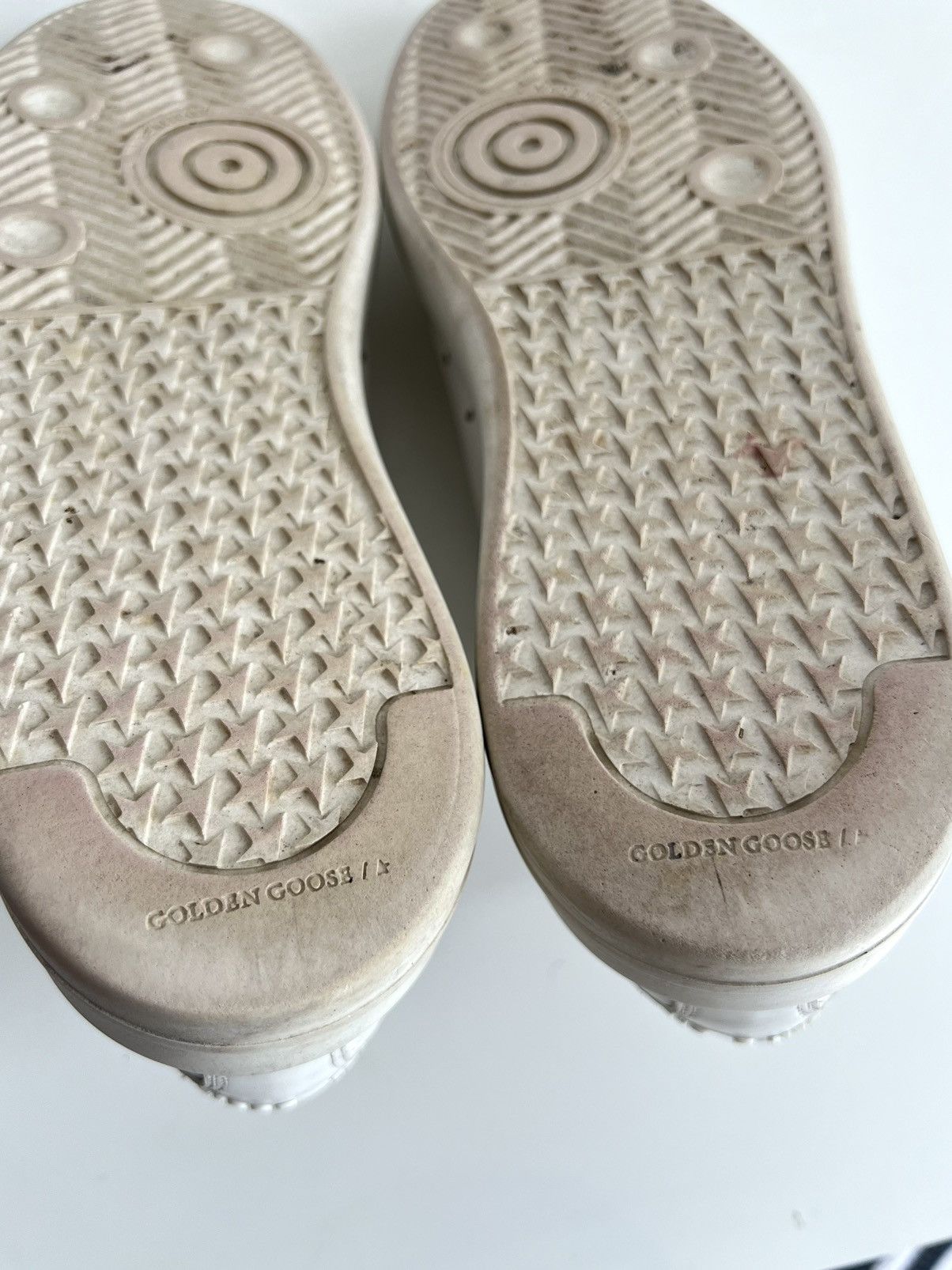 Golden Goose Golden Goose Pure Star Distressed Sneakers White Size US 9 / EU 42 - 21 Thumbnail