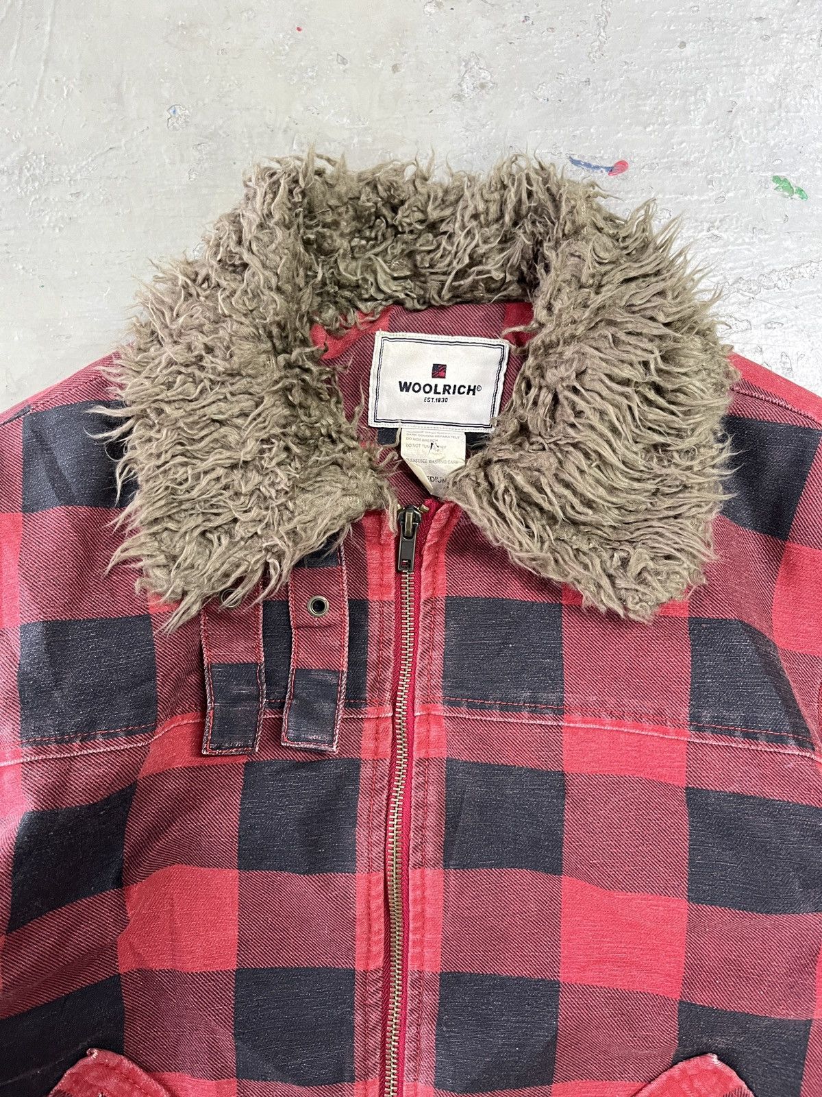 Greg Lauren VINTAGE WOOLRICH B-3 SAINT LAURENT INSPIRED TARTAN JACKET Size US M / EU 48-50 / 2 - 3 Thumbnail