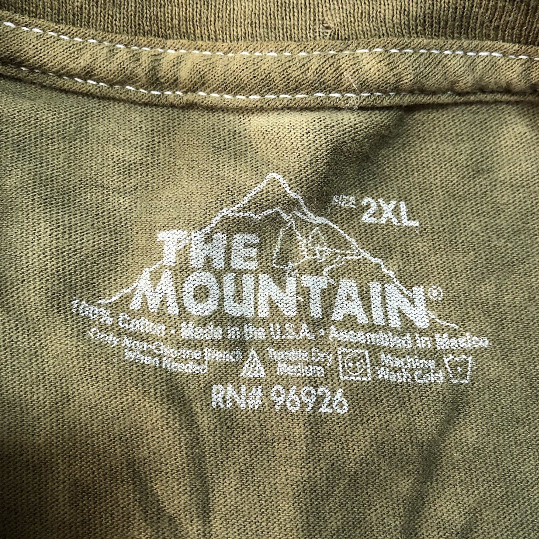 The Mountain The Mountain Deer Hunter Funny Green Graphic T Shirt XL Men Crew Neck Short Sleeve Tie Dye 100% Cotton Size US XL / EU 56 / 4 - 4 Thumbnail