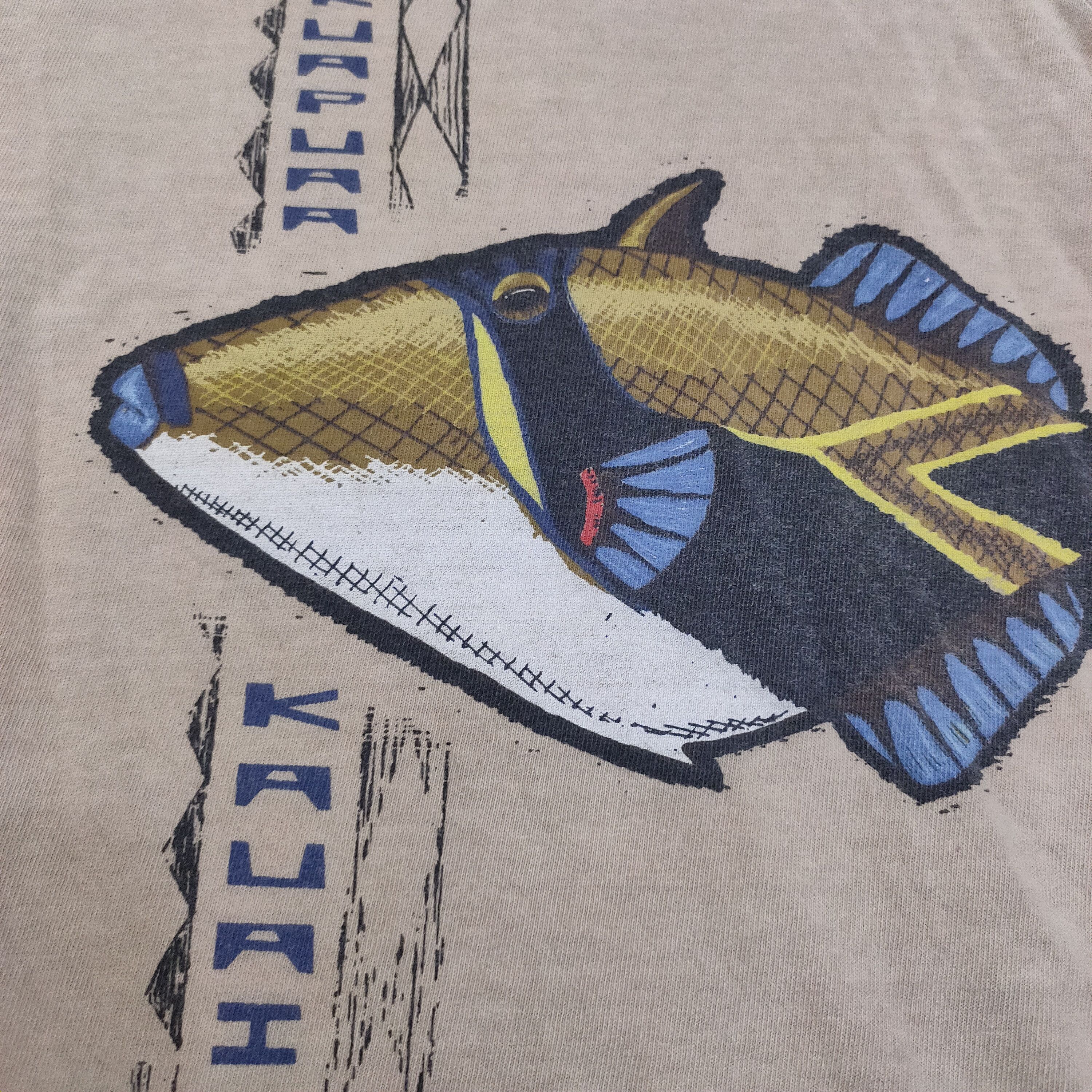 Vintage Vintage Fish Tshirt Humuhumunukunukuapua’a Size US L / EU 52-54 / 3 - 6 Thumbnail