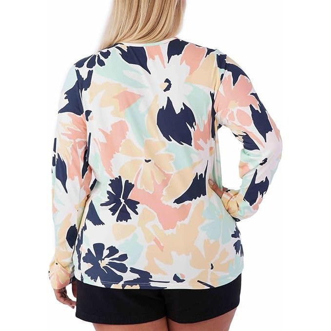 Hang Ten Hang Ten Sunray Womens Sun Protection Floral Top Shirt XL UP Size XL / US 12-14 / IT 48-50 - 3 Thumbnail