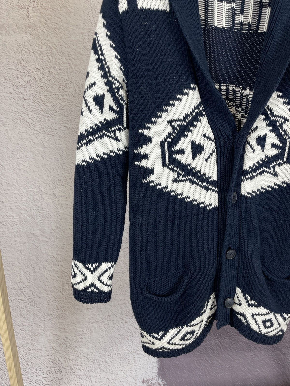 Altea Altea for Care of Carl Aztec pattern knitted cardigan Size US S / EU 44-46 / 1 - 5 Thumbnail