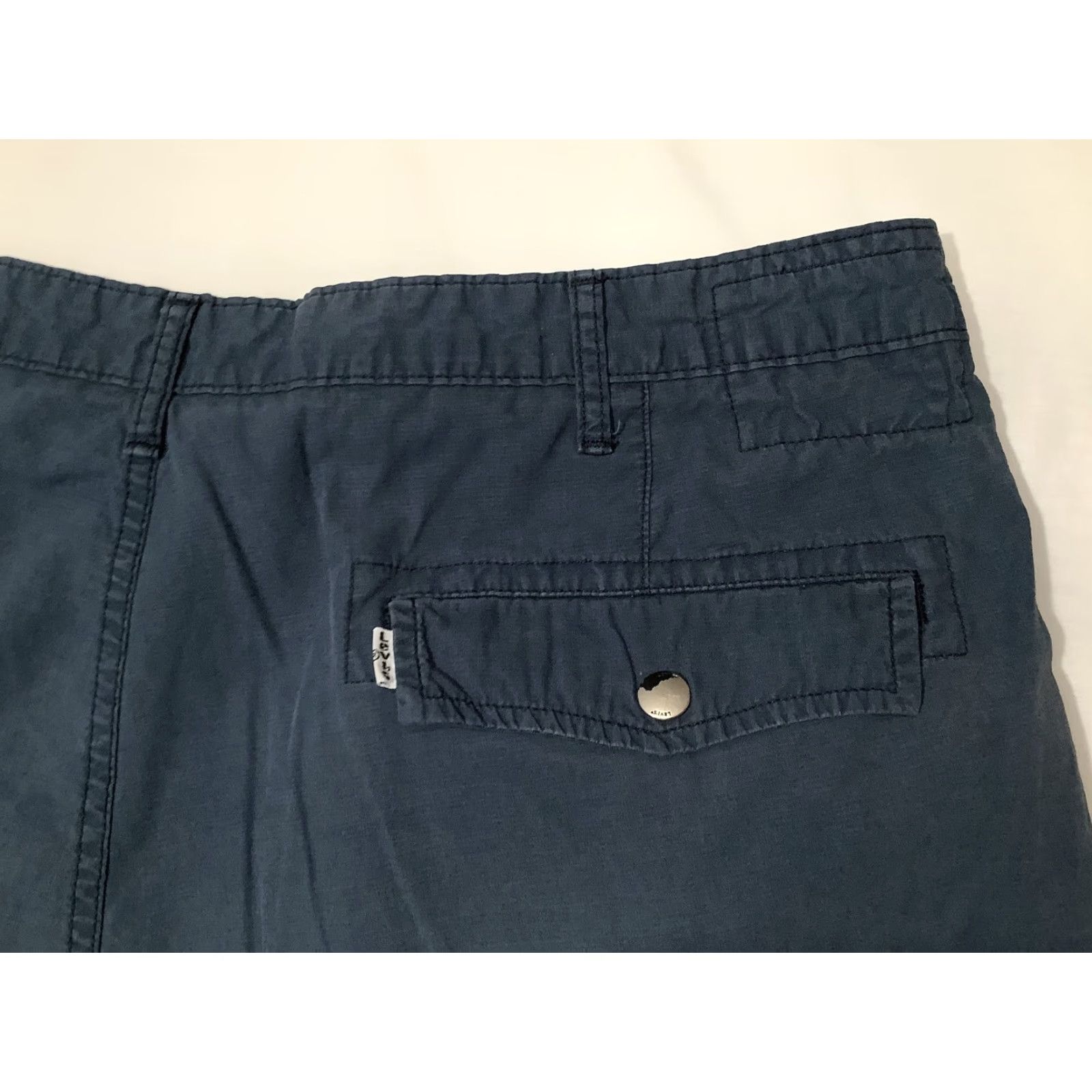 Levi's Levi's Cargo Shorts Mens 40 Blue Cotton Blend Flat Front Utility Pockets Casual Size US 40 / EU 56 - 7 Thumbnail