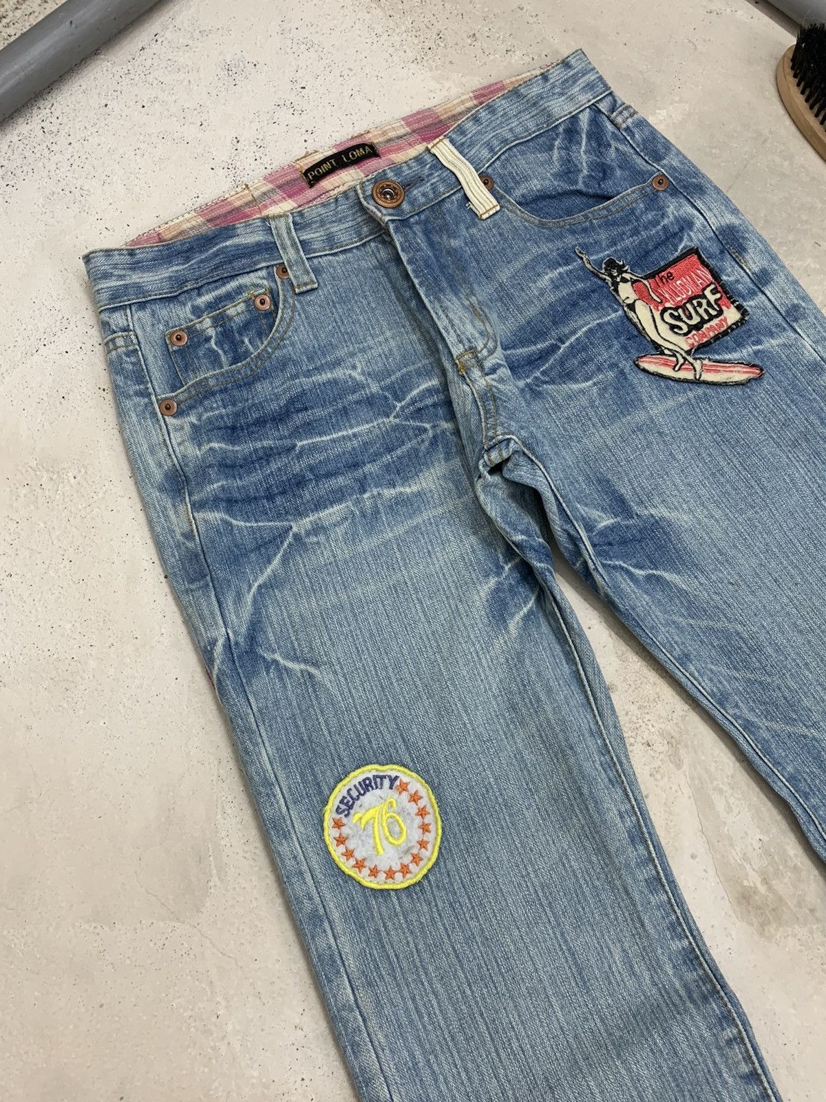 Hysteric Glamour × Japanese Brand Point Loma Surf Style Kludman Love Peace Patch Size US 29 - 5 Thumbnail