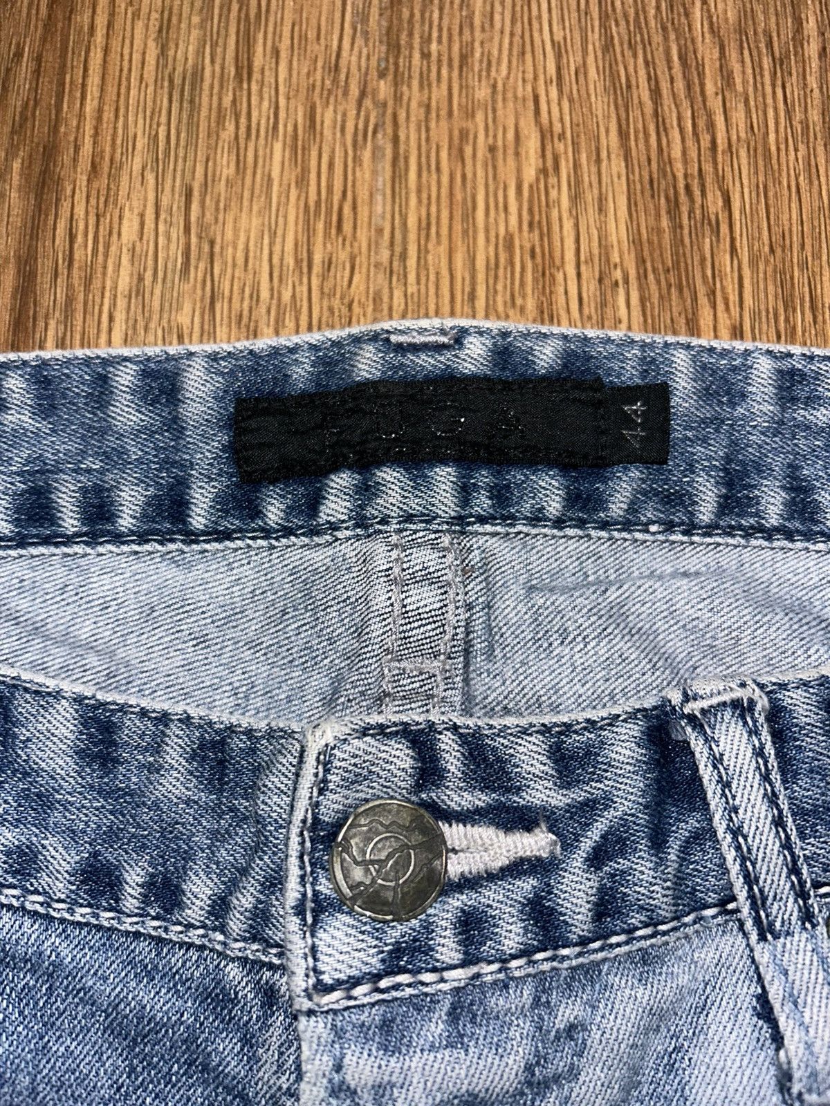 GOSTAR DE FUGA Gostar de Fuga Paneled Straight Denim Pants Size US 30 / EU 46 - 8 Thumbnail