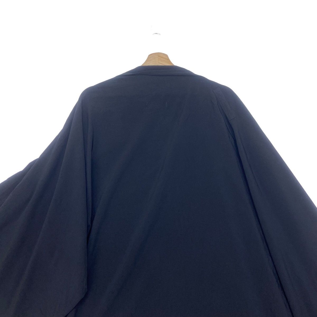 Y’s Yohji Yamamoto Gabardine Black Asymmetrical Cape