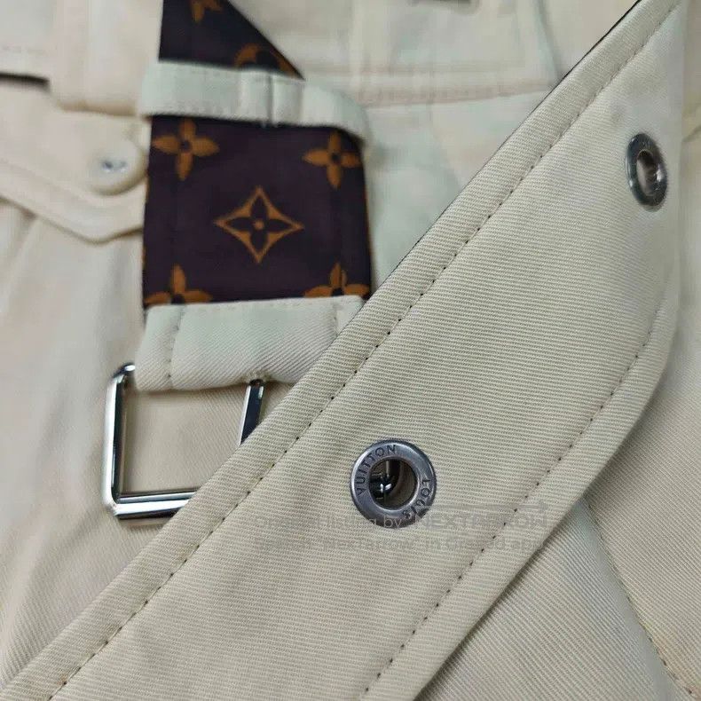 Louis Vuitton Louis Vuitton Beige presbyopic leather-label belted trouse Size US 38 / EU 54 - 7 Thumbnail