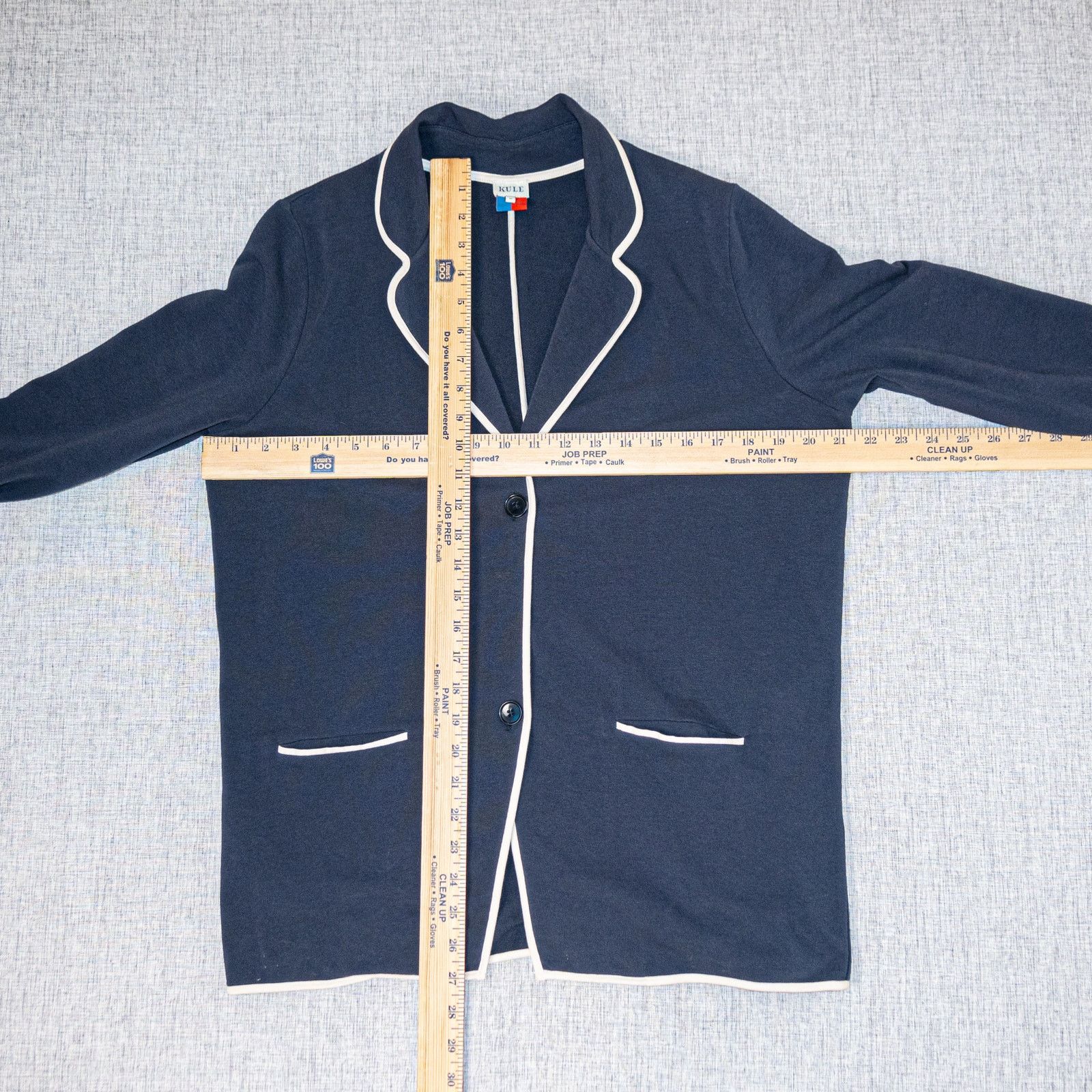 KULE Kule Women's Medium The Syd Jersey knit blazer Jacket Navy Size M / US 6-8 / IT 42-44 - 10 Thumbnail