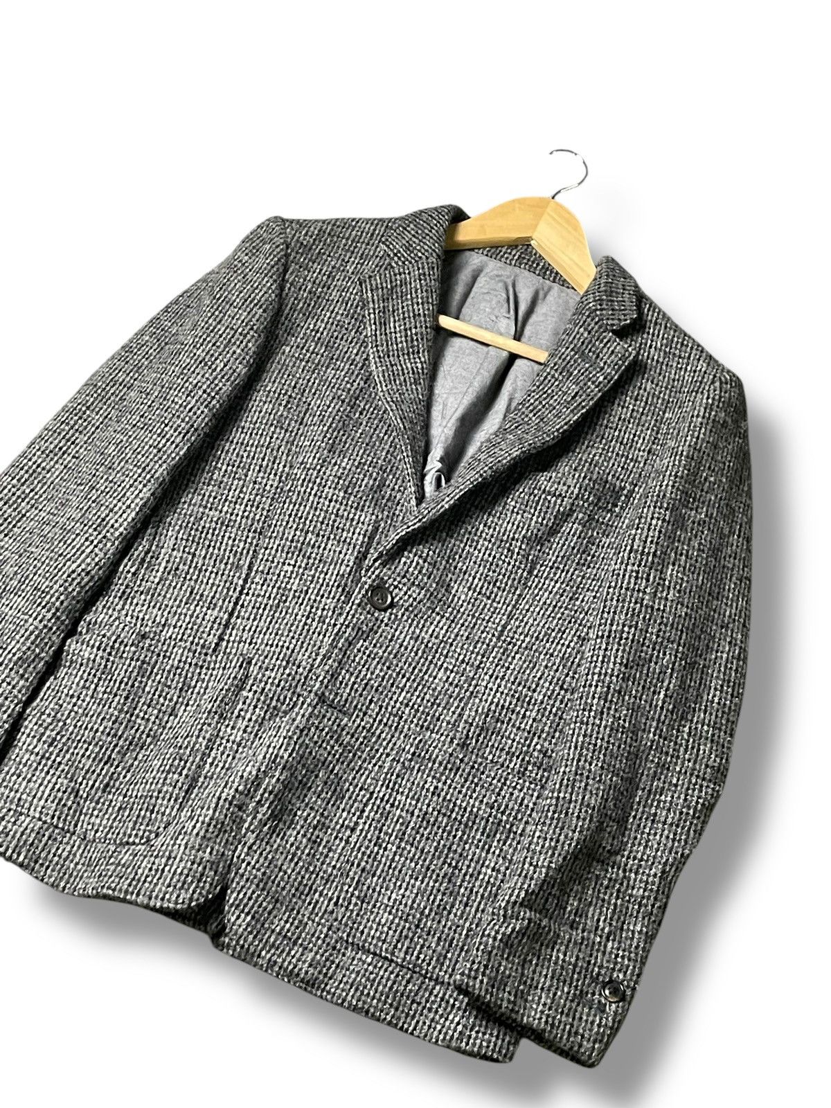 Designer × Harris Tweed × Vintage Vintage Harris Tweed Wool Blazer (55) Size US XXS / EU 40 - 7 Thumbnail