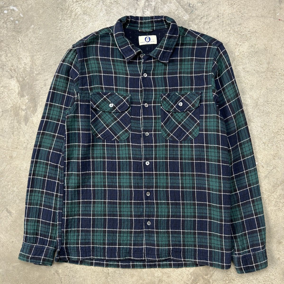 GOODENOUGH × Good Enough × Hiroshi Fujiwara 1990s Goodenough - Green Flannel Size US M / EU 48-50 / 2 - 3 Thumbnail