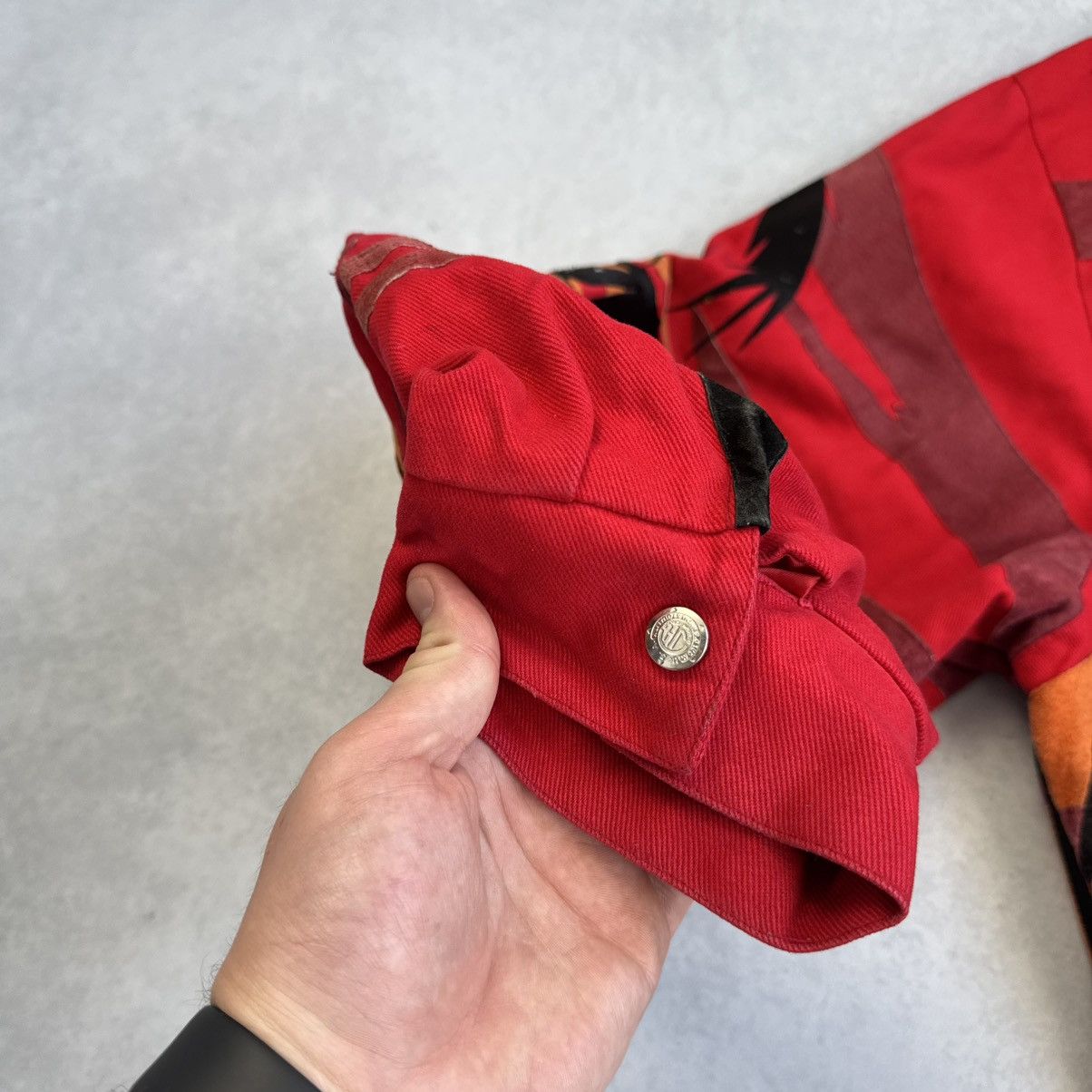 Jeff Hamilton × Vintage VINTAGE 90s SCARFACE x JEFF HAMILTON BOMBER JACKET Sz ~3XL Size US XXL / EU 58 / 5 - 8 Thumbnail