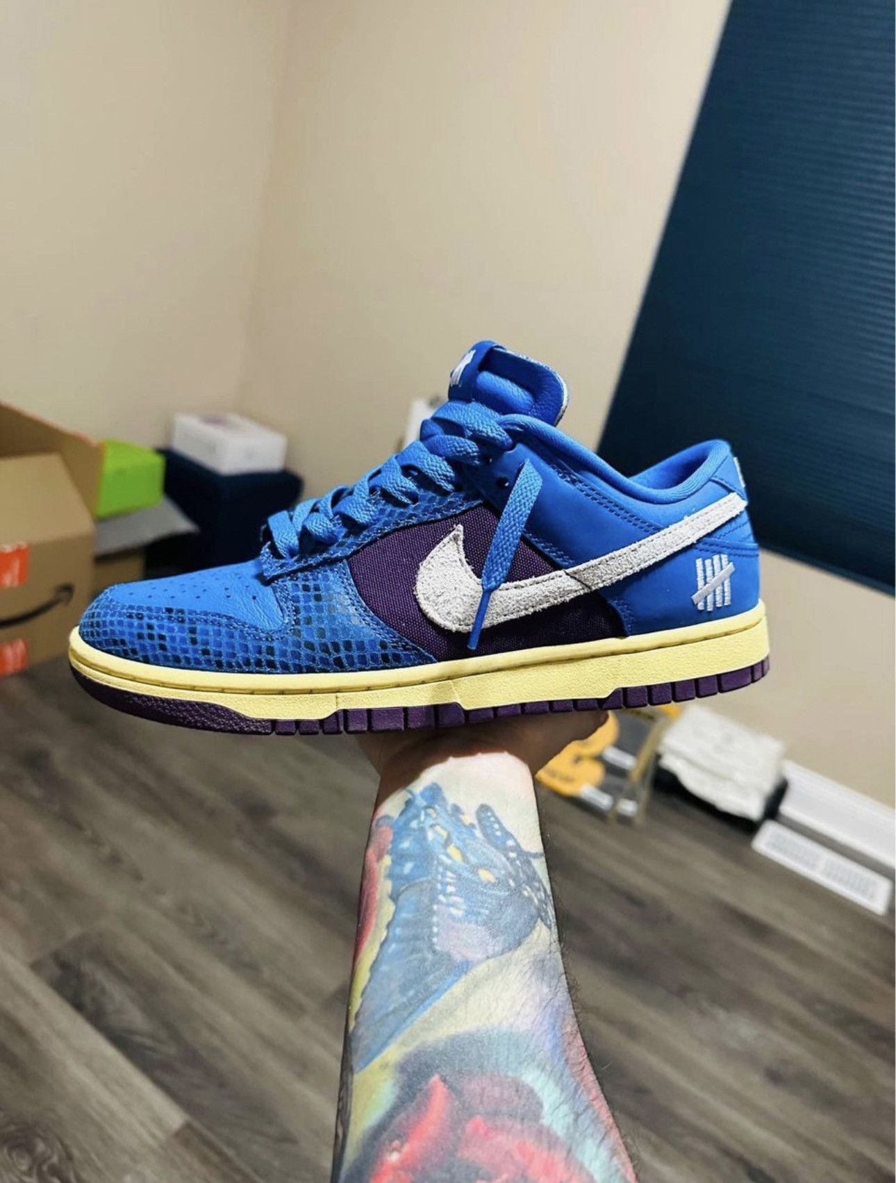 Nike × Undefeated Nike Dunk Low x Undefeated 5 on it af1 Size US 7.5 / EU 40-41 - 2 Thumbnail