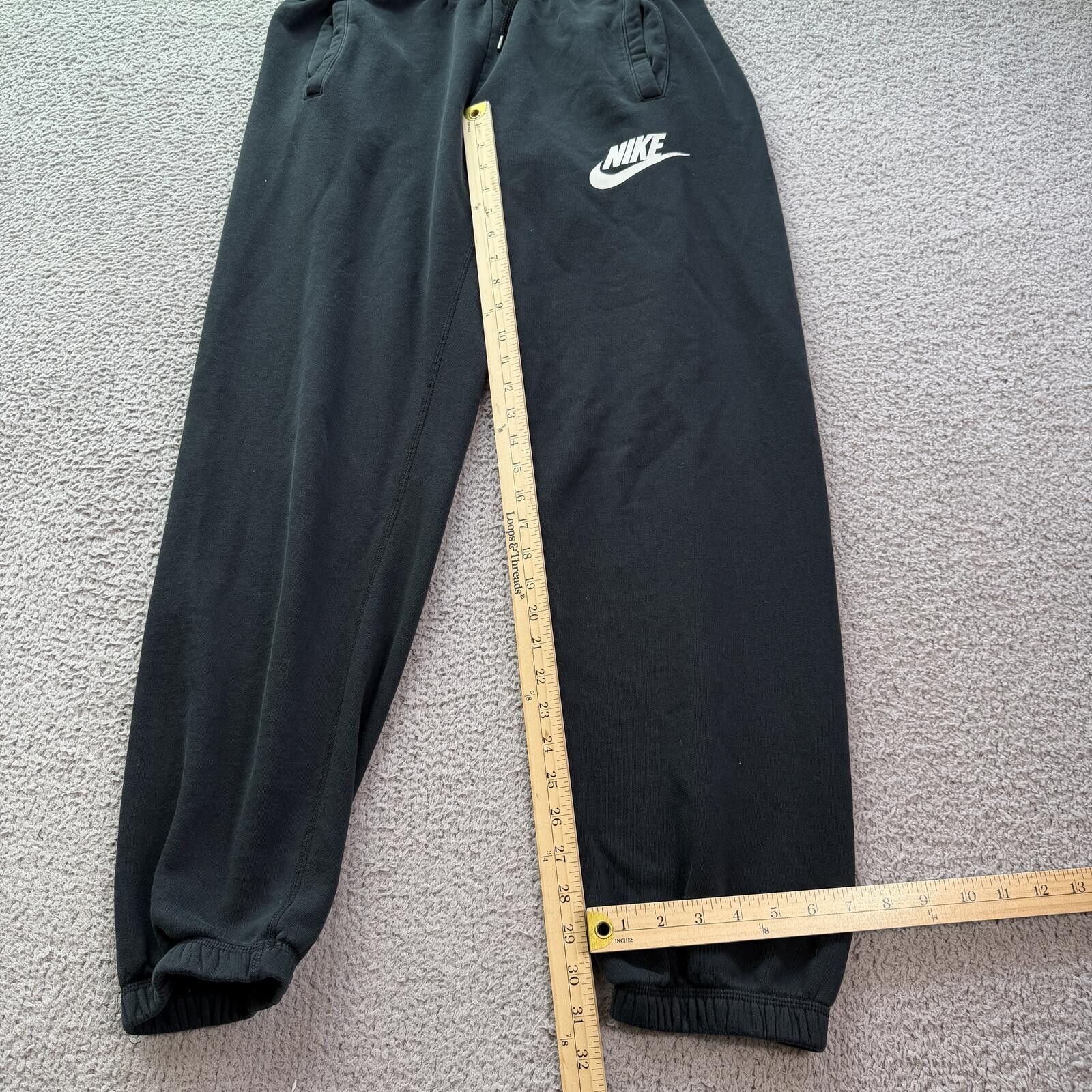 Nike Nike Black Fleece Jogger Sweatpants Mens M Lounge Pants Size US 32 / EU 48 - 4 Thumbnail