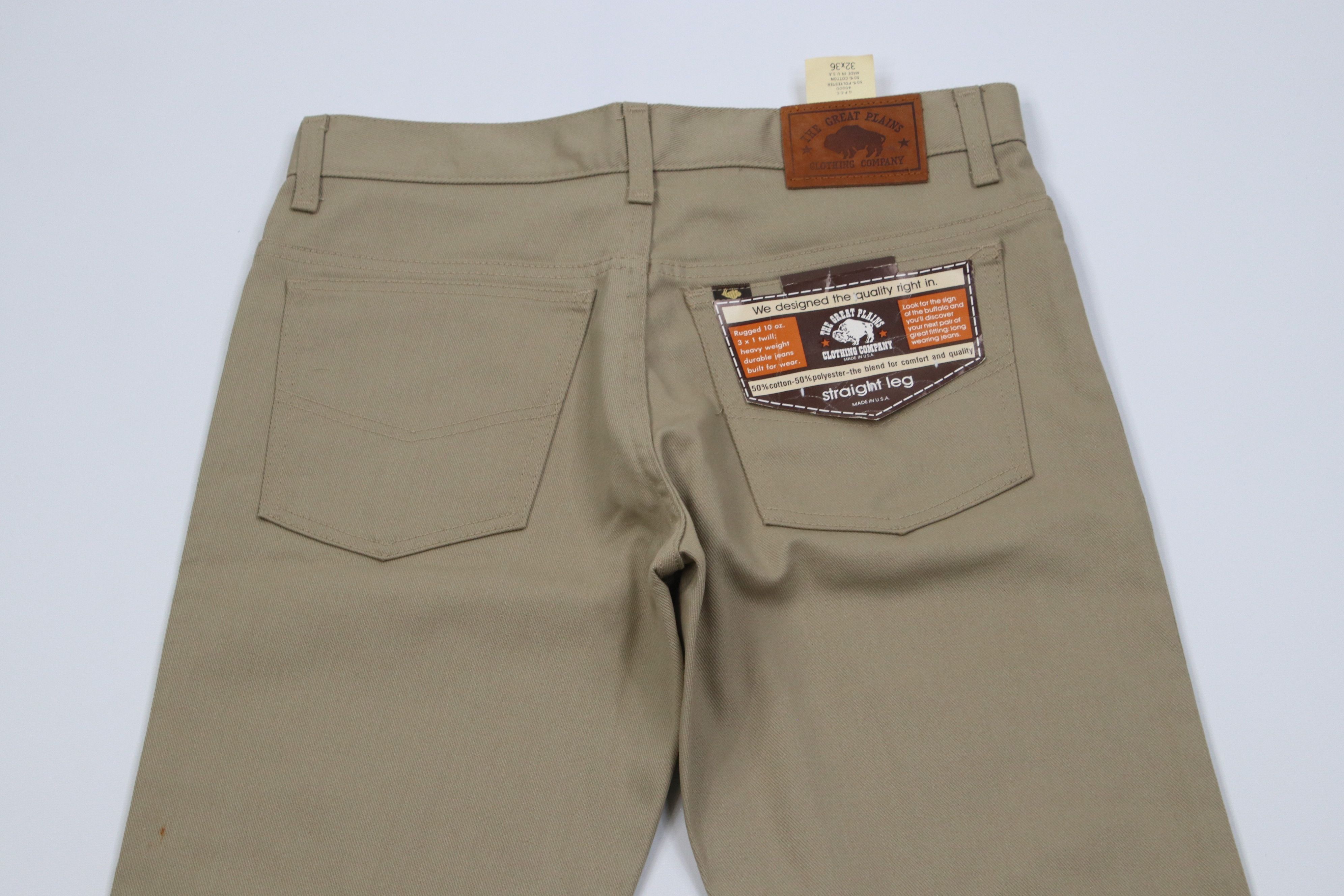 Vintage Deadstock Vintage 70s Streetwear Straight Leg Jeans USA Size US 32 / EU 48 - 13 Thumbnail