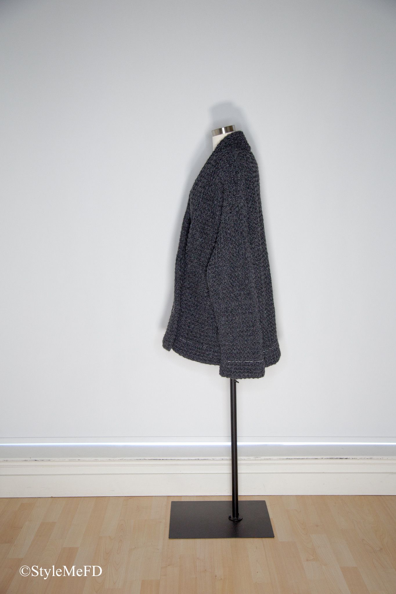 Maison Margiela MM6 Maison Margiela Oversize Waffle Weave Wool Blend Sweater Size XL / US 12-14 / IT 48-50 - 2 Thumbnail