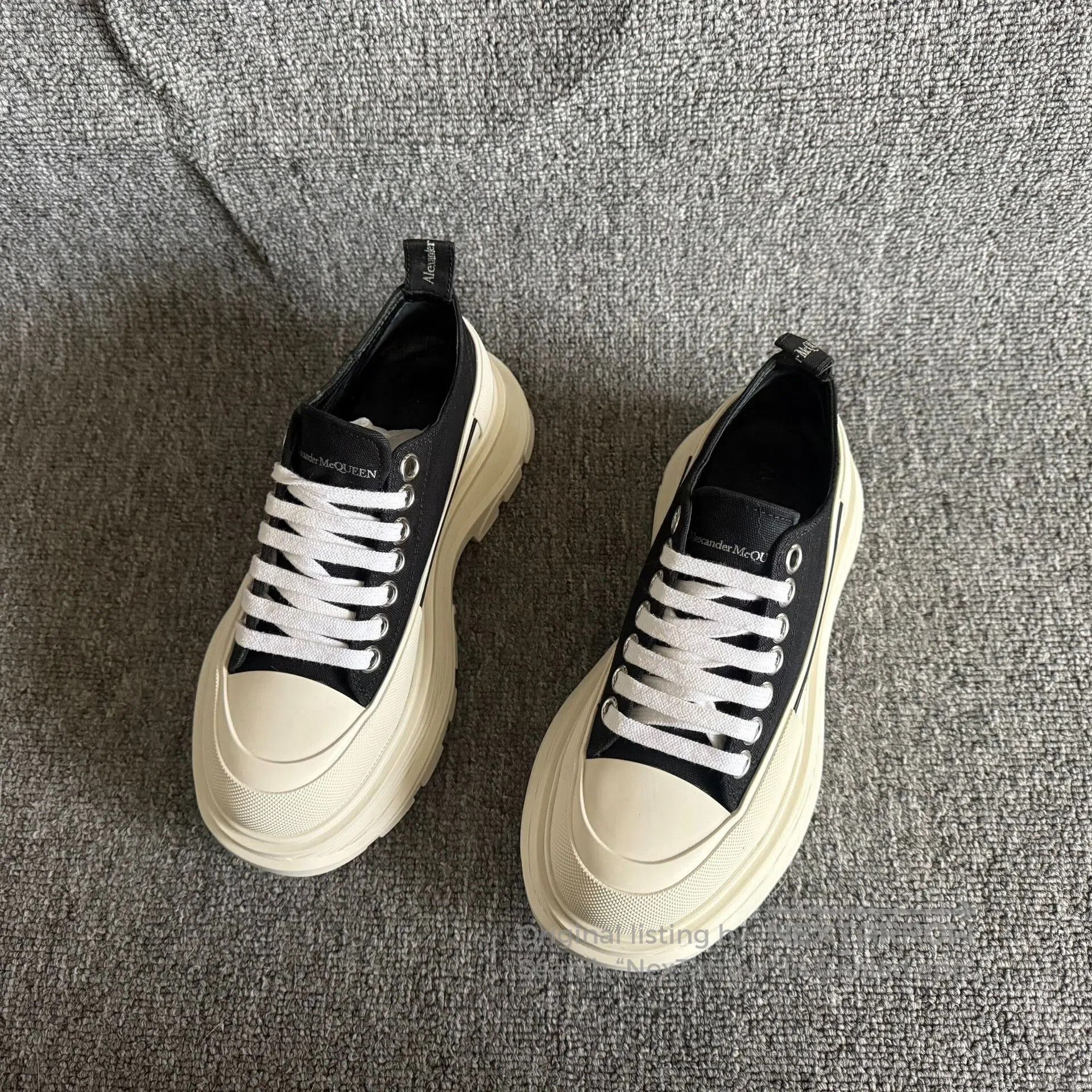 Alexander McQueen Alexander McQueen Platform Canvas Shoes. Size US 4.5 / IT 34.5 - 2 Thumbnail