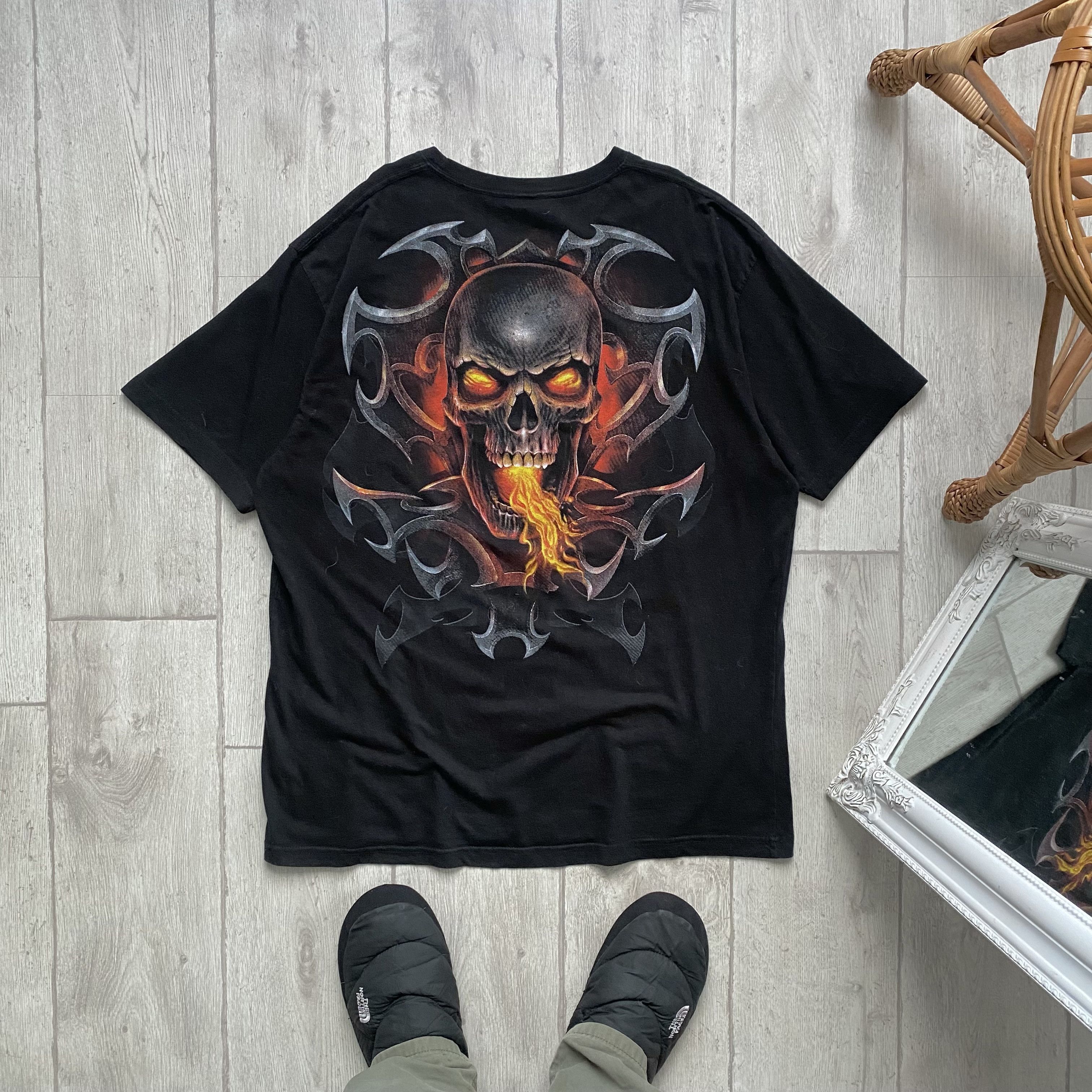 Band Tees 💀 Vintage Y2K Japan Dragon Skulls tee Rock Band tee Size US XXL / EU 58 / 5 - 6 Thumbnail