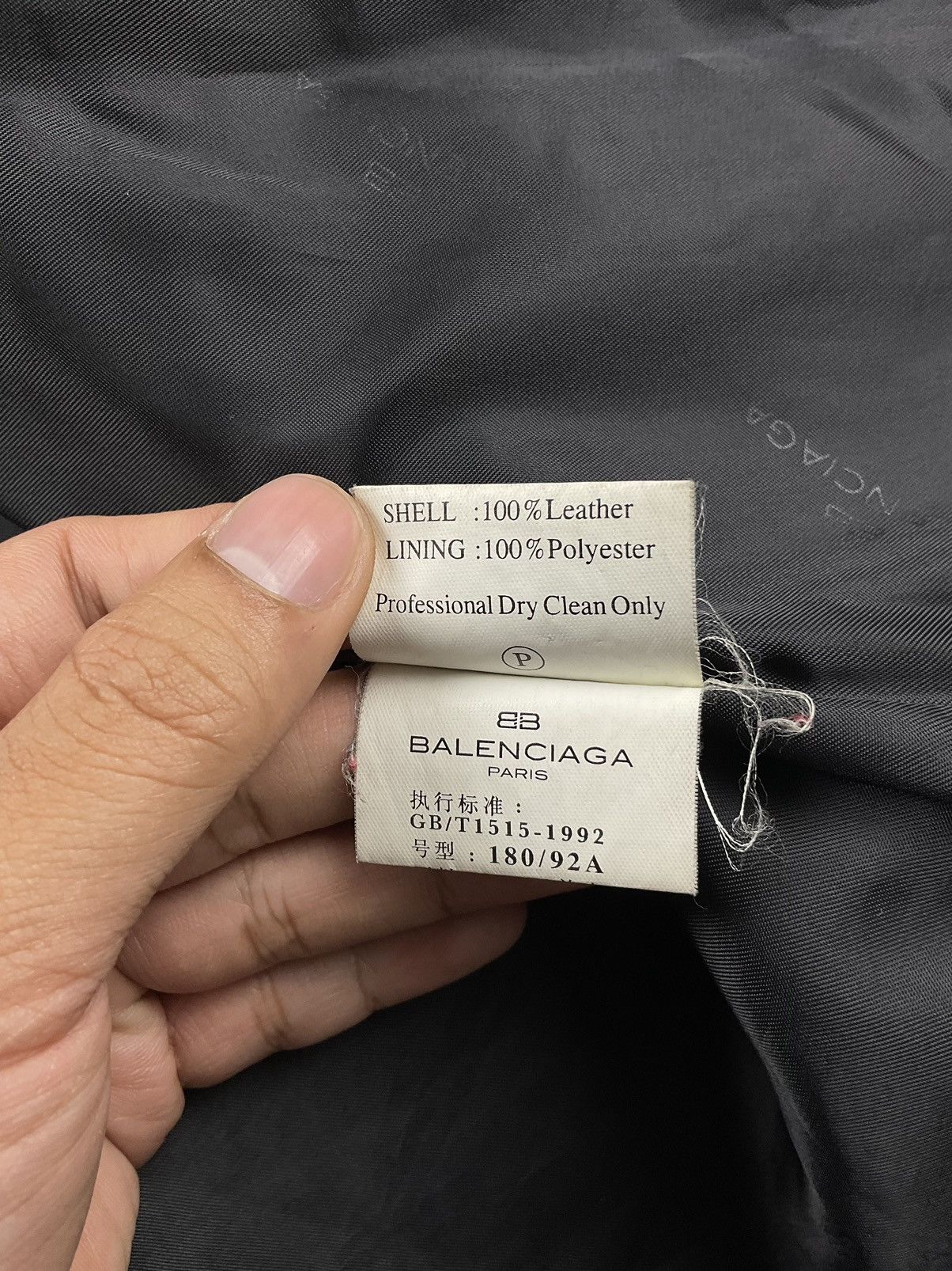 Balenciaga Vintage Balenciaga Leather Jacket Size US XL / EU 56 / 4 - 15 Thumbnail