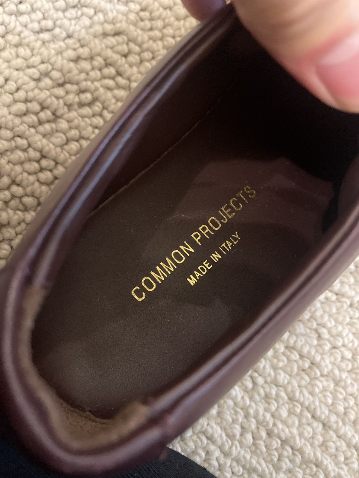 Common Projects Burgandy Common Projects Achilles Low Size US 8 / EU 41 - 8 Thumbnail