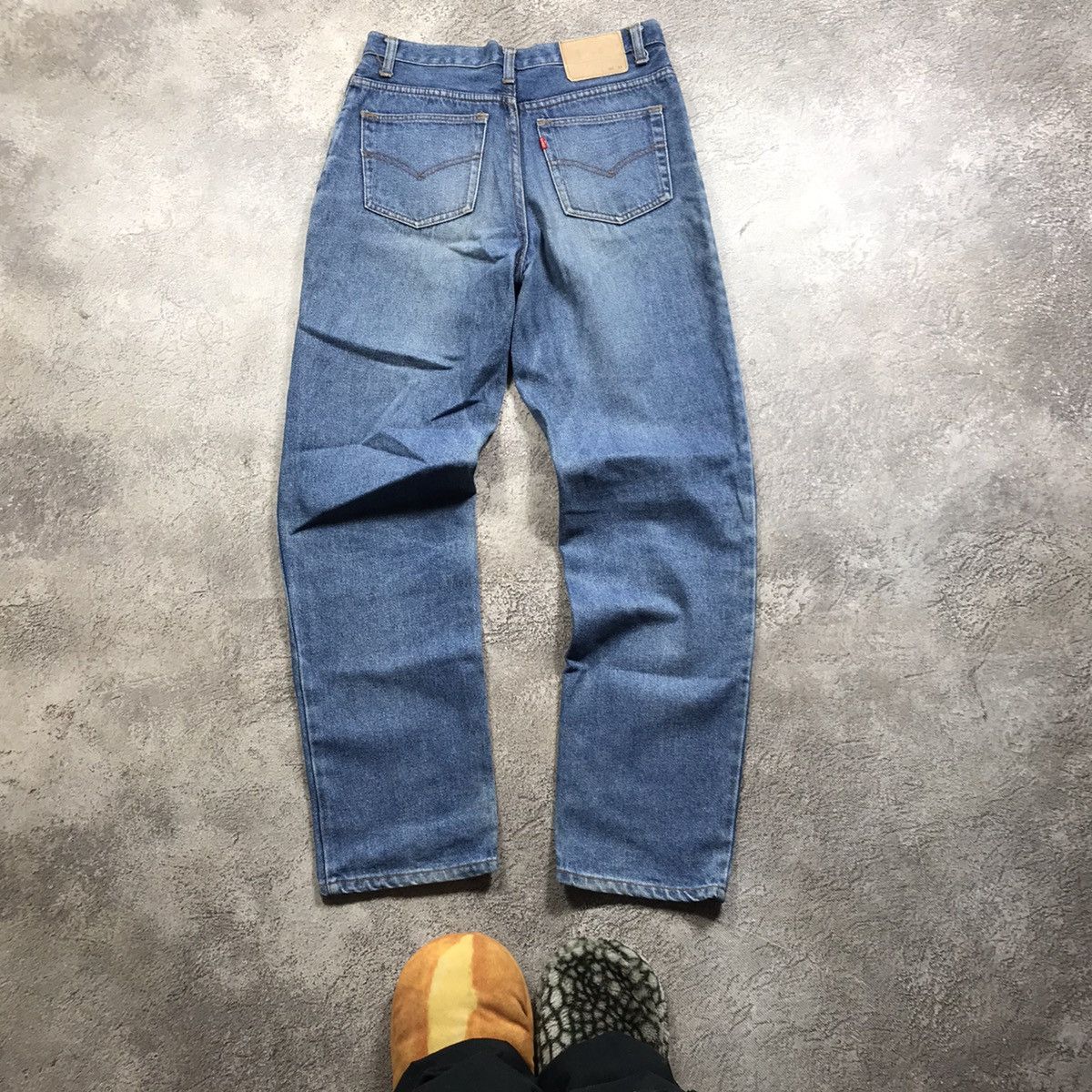 Vintage Vintage 90s Levis Baggy Distressed Jeans Grunge Thrashed 32 Size US 32 / EU 48 - 2 Thumbnail
