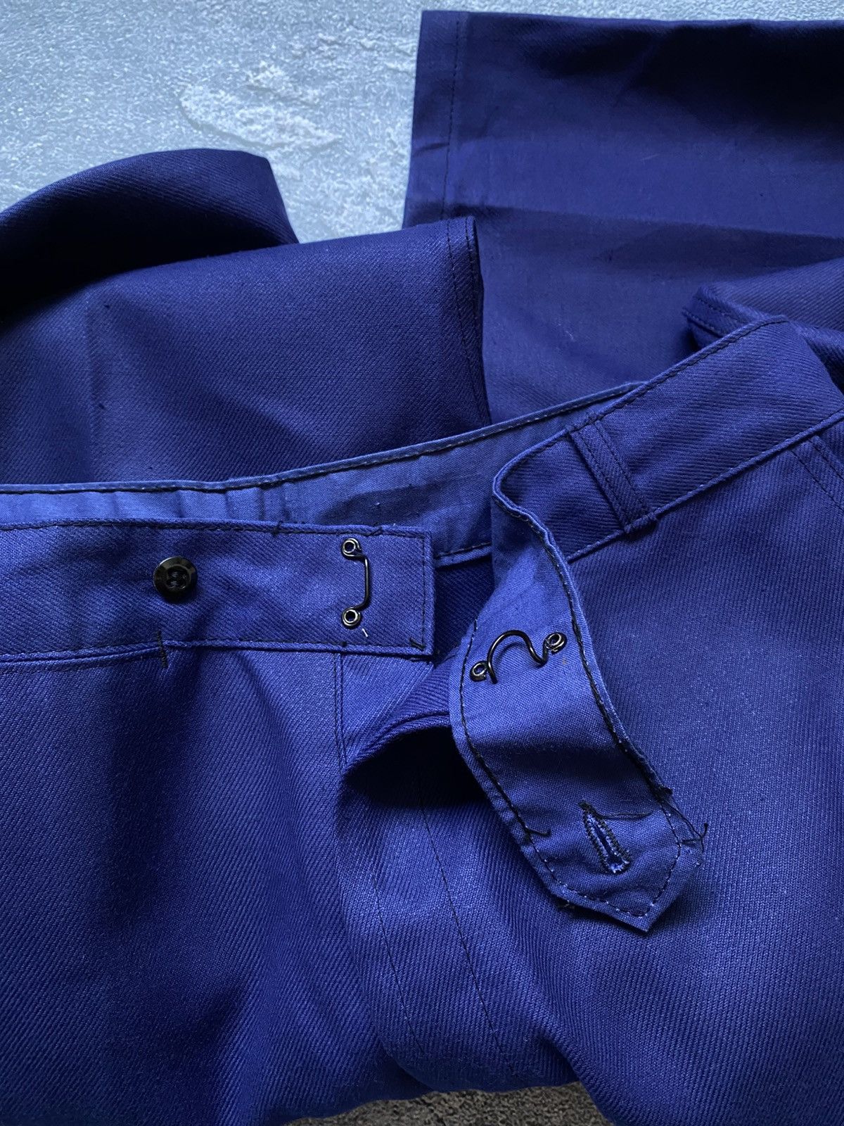 Vintage VNTG French Trousers Adolphe LaFont Moleskin 70s Chore Pants Size US 32 / EU 48 - 9 Thumbnail