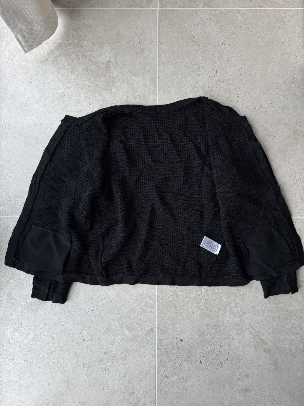 Maje MAJE Black Cotton Wool Knit Sweater Size 2 / M Size M / US 6-8 / IT 42-44 - 3 Thumbnail