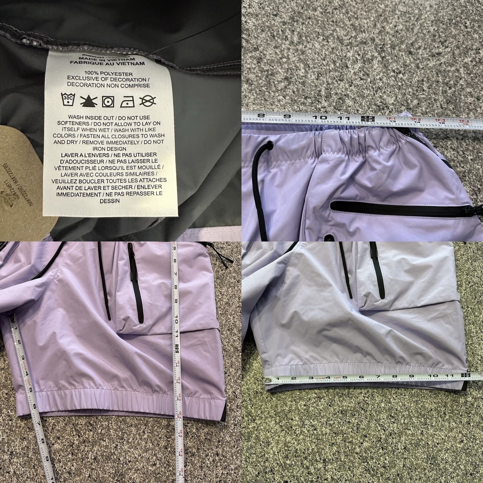 Nike Nike Shorts Mens Small Violet Purple 6” Cargo Nye Tech 6" Lightweight Se? Size US 29 - 8 Thumbnail