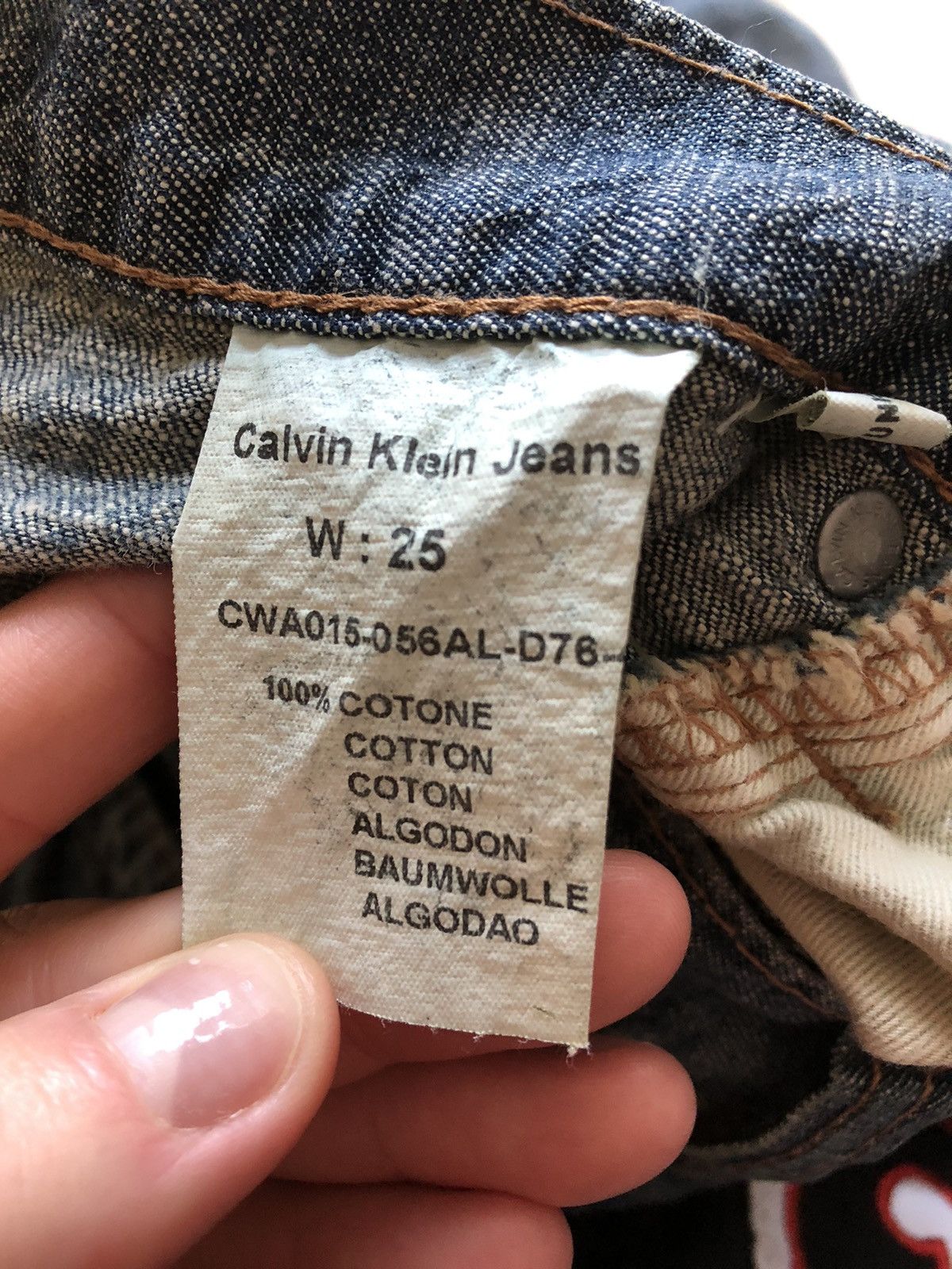 Calvin Klein × Vintage CALVIN KLEIN JEANS VINTAGE USA DENIM PANTS Size 25" / US 0 / IT 36 - 7 Thumbnail